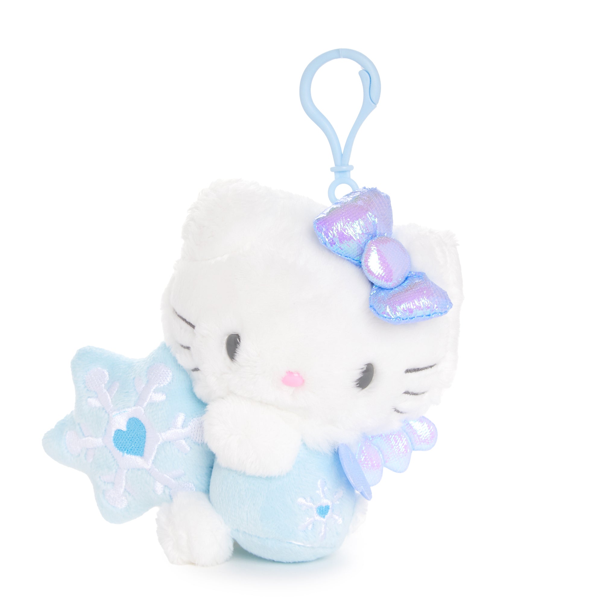 Hello Kitty Plush Mascot Clip (Snow Angel Series)