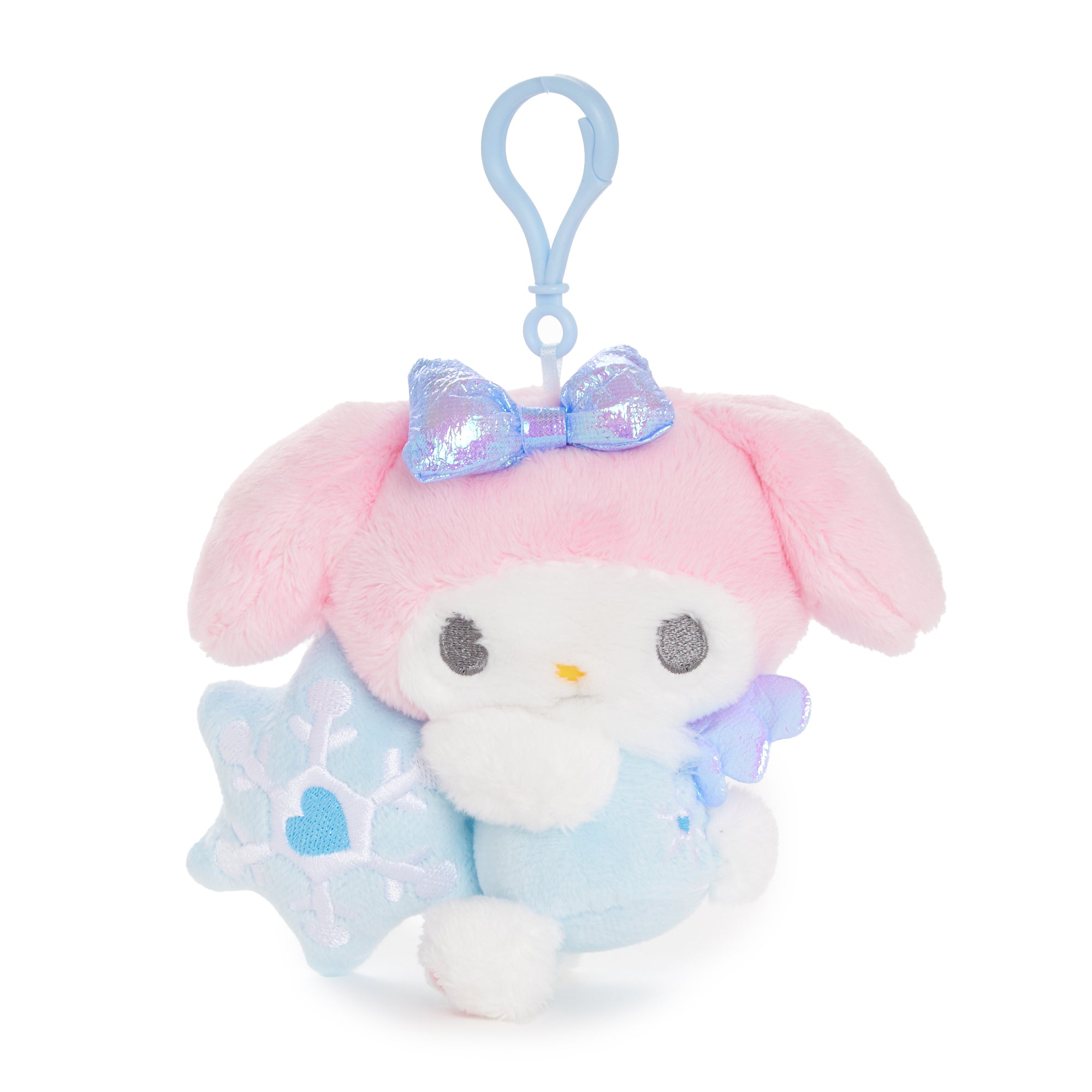 My Melody Plush Mascot Clip (Snow Angel Series)