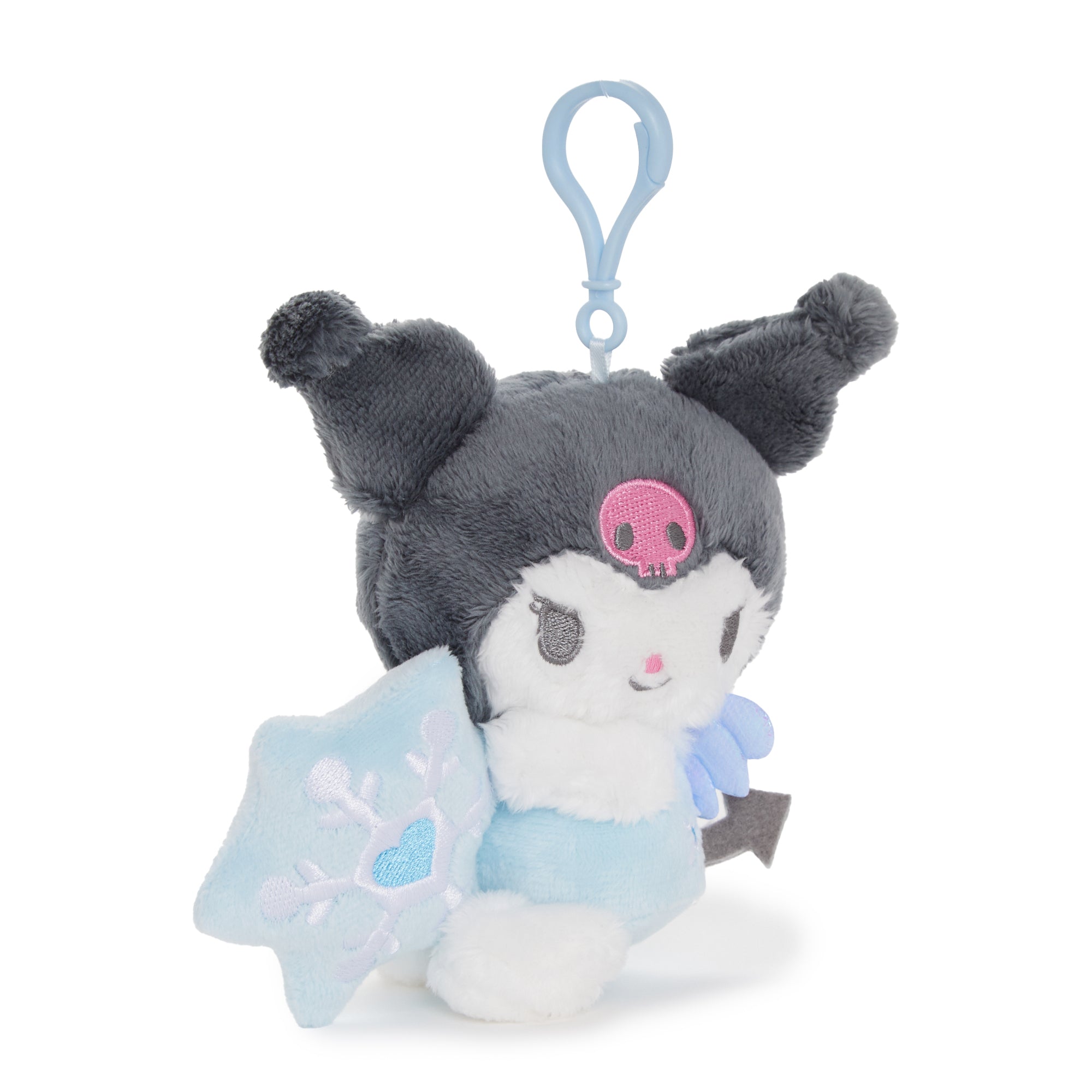 Kuromi Plush Mascot Clip (Snow Angel Series) - 图片 3