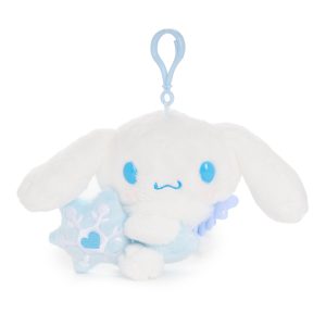 Cinnamoroll Plush Mascot Clip (Snow Angel Series)