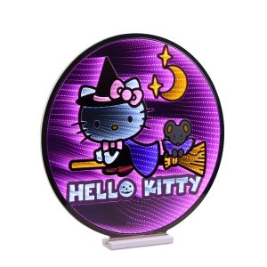Hello Kitty 24” Halloween Witch Decorative Ekkolight Infinity Light