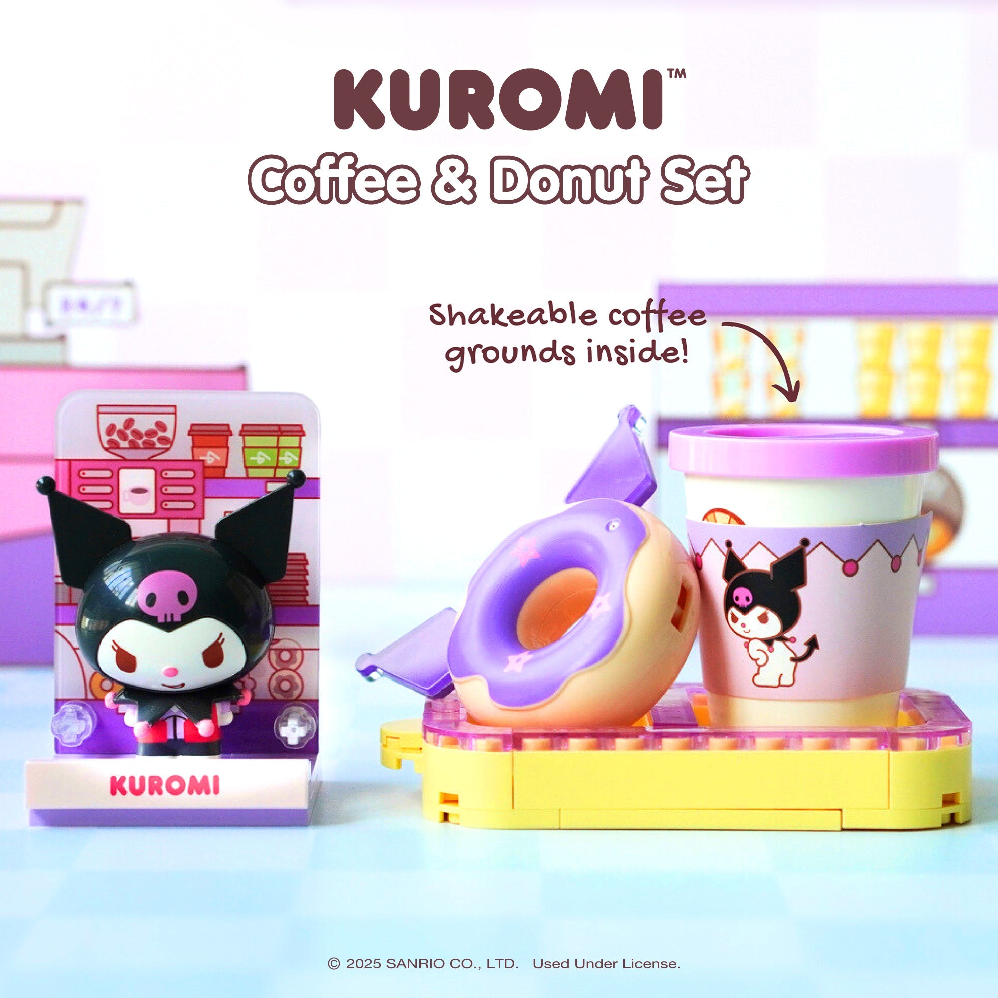 Kuromi Konbini Building Blocks Set (Coffee & Donut Set) - 图片 3