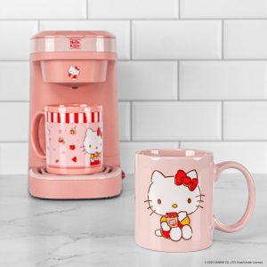 Hello Kitty Single Cup Coffee Maker 3-Piece Gift Set