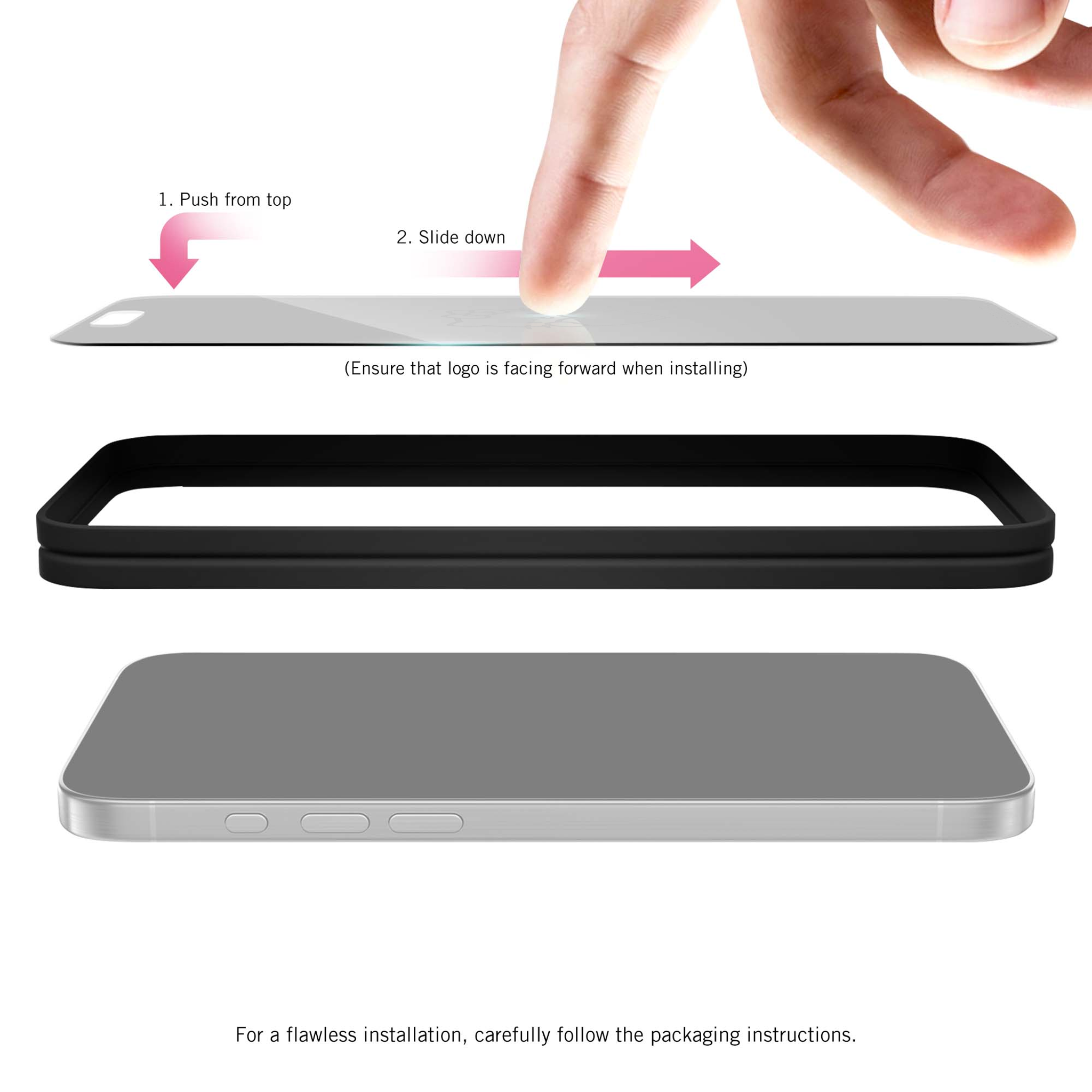 Hello Kitty x Screen Skinz Hands Heart Clear Screen Protector - 图片 5