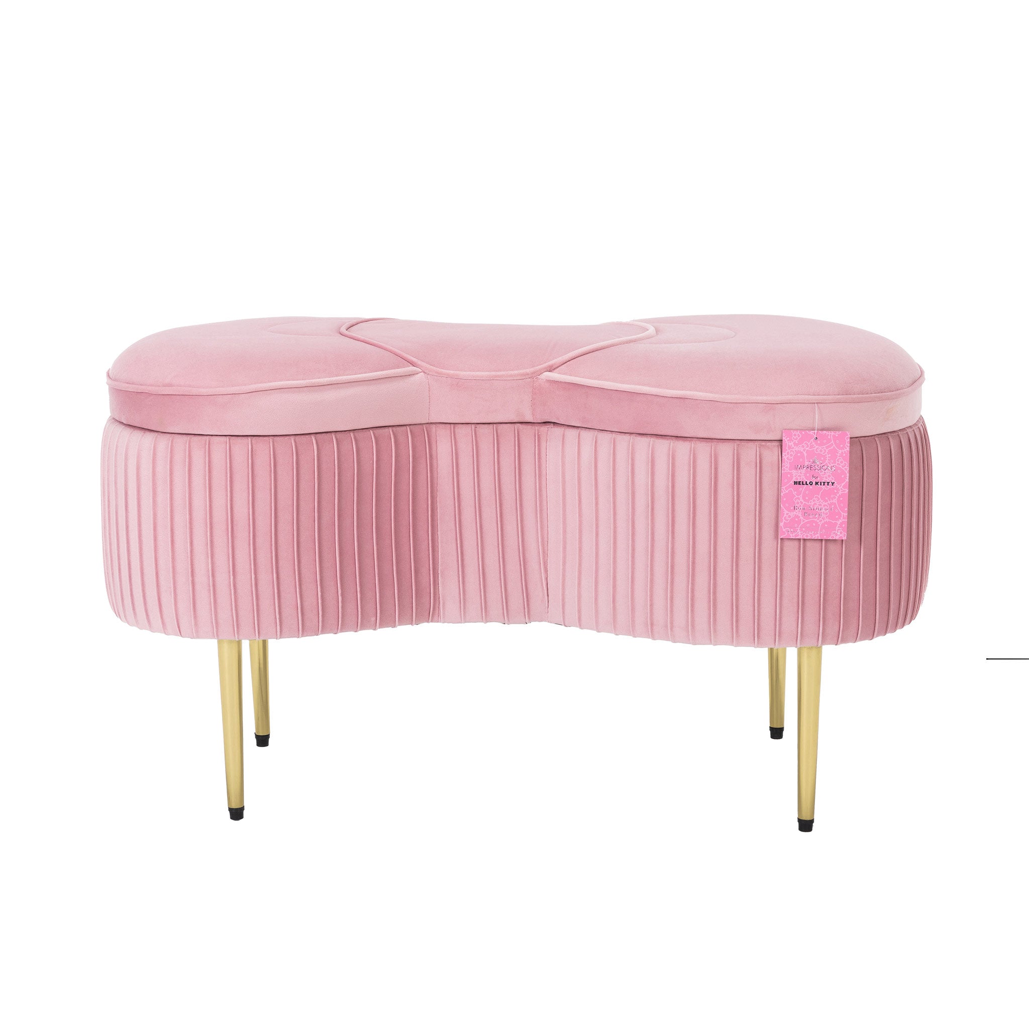 Hello Kitty x Impressions Vanity Bow Storage Bench - 图片 3