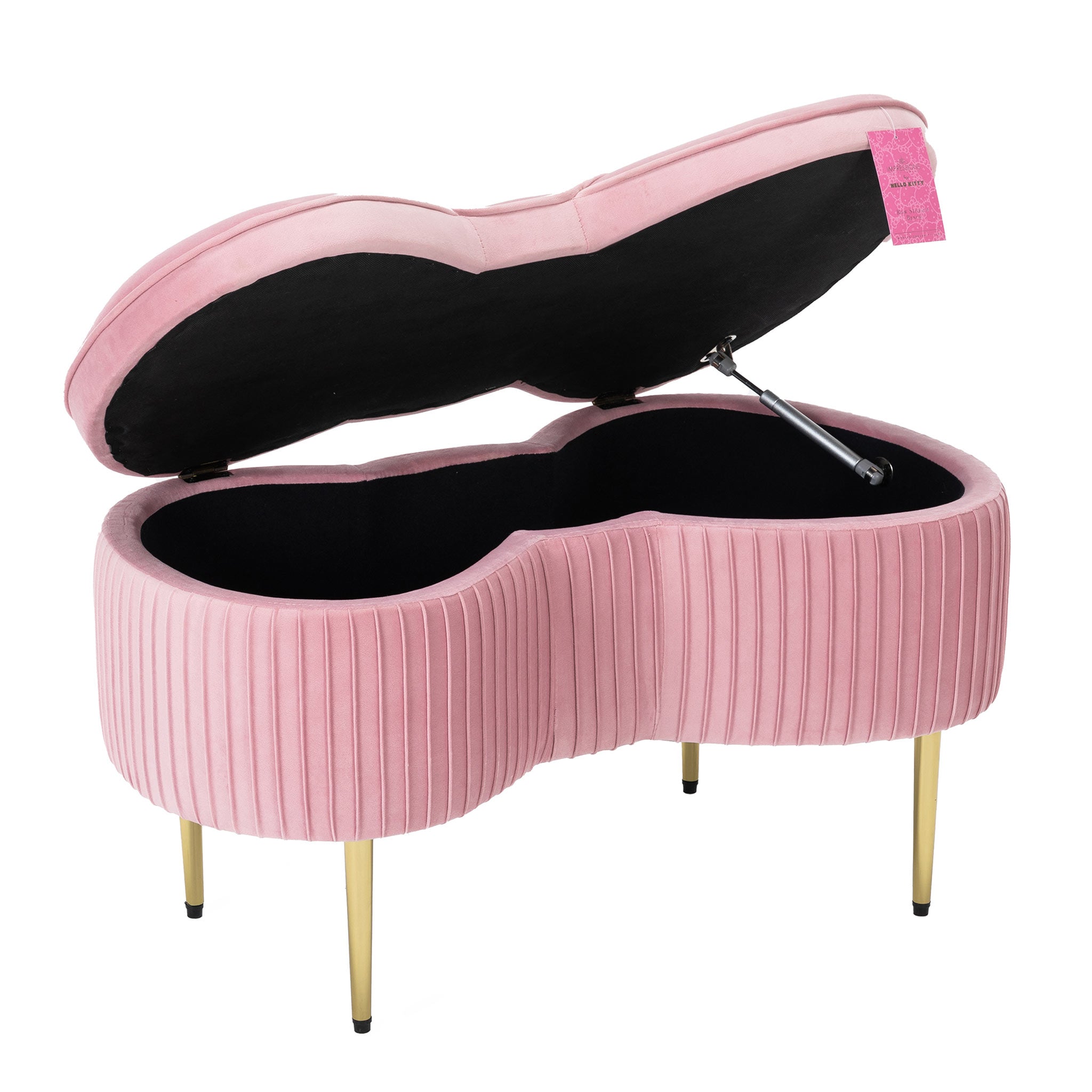Hello Kitty x Impressions Vanity Bow Storage Bench - 图片 2