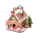 Hello Kitty Gingerbread House 3D Wooden Puzzle