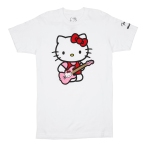 Hello Kitty x Fender White Sleeve Hit Logo Tee