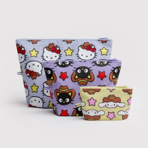 Hello Kitty and Friends x Baggu Go Pouch Set (Western)