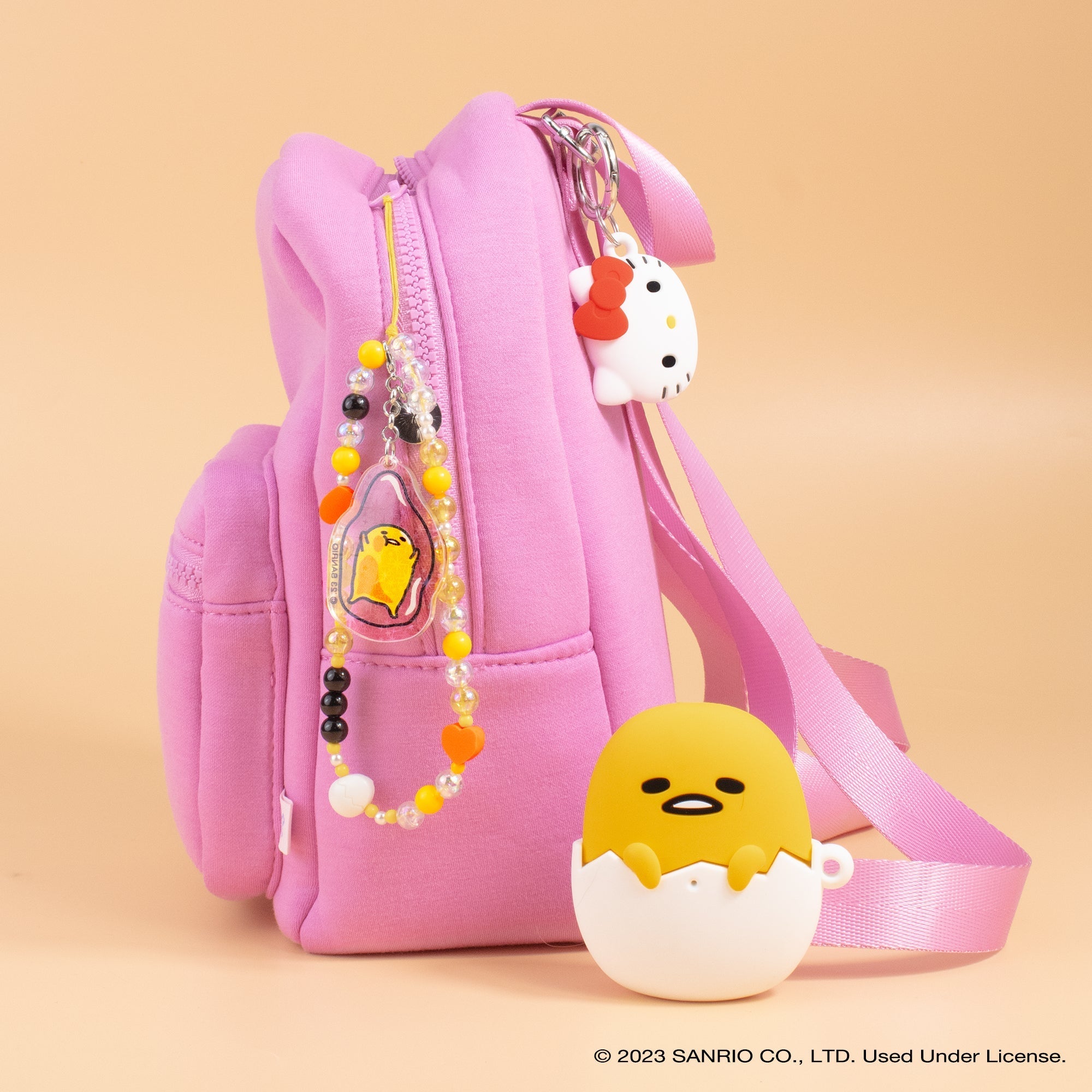 Gudetama Beaded Charm Mobile Phone Wrist Strap - 图片 6