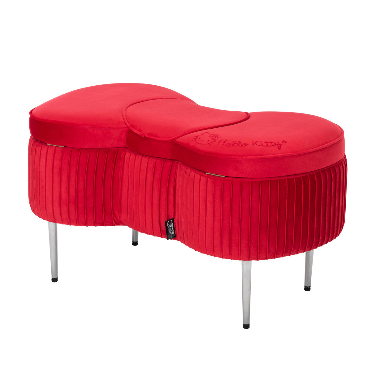 Hello Kitty x Impressions Vanity Bow Storage Bench - 图片 11