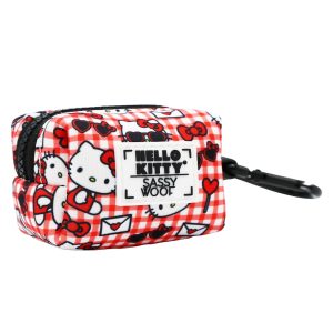 Hello Kitty x Sassy Woof Waste Bag Holder (Classic Red)