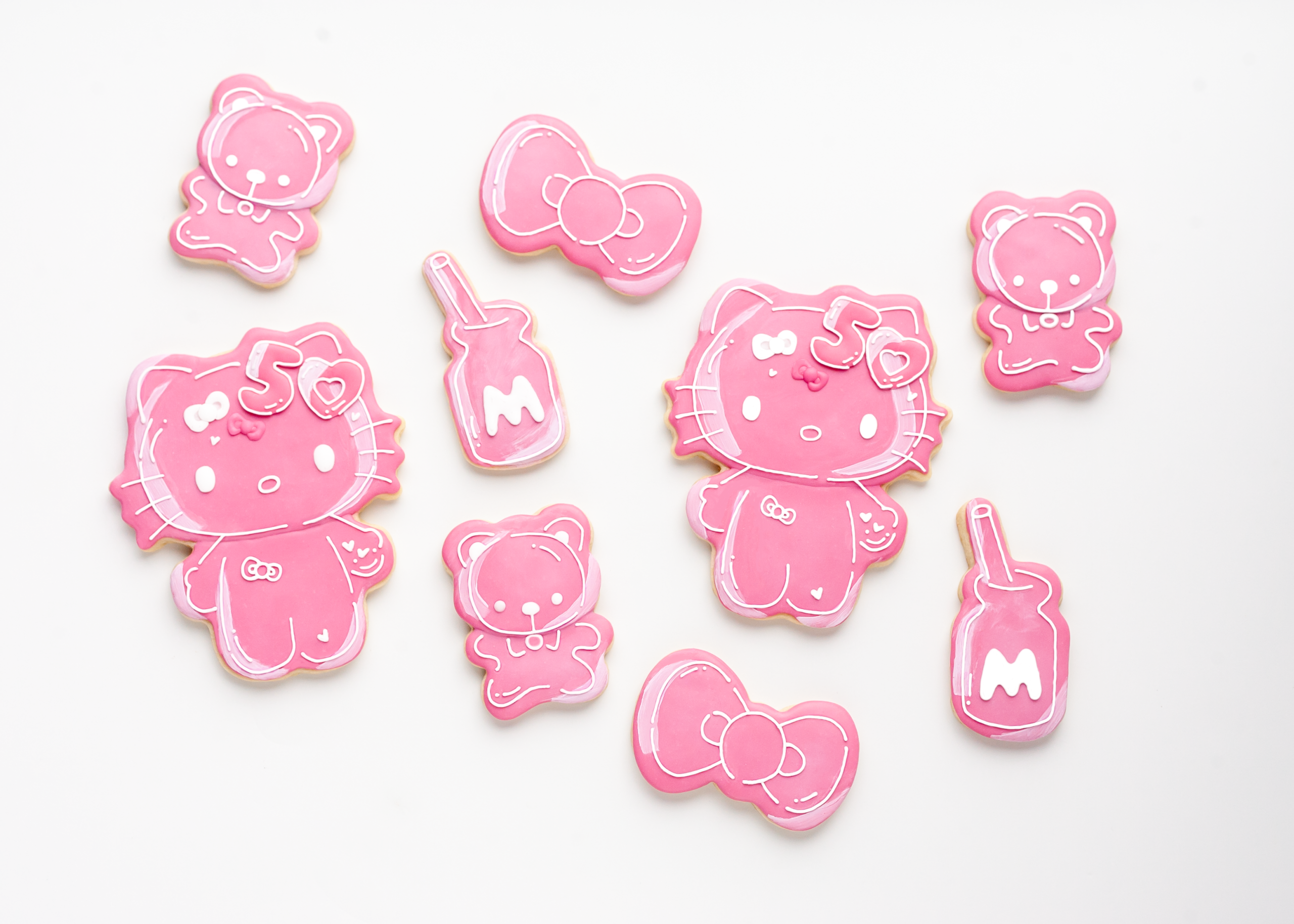 Hello Kitty 50th Anniversary Cookie Stamp and Frosting Set - 图片 5