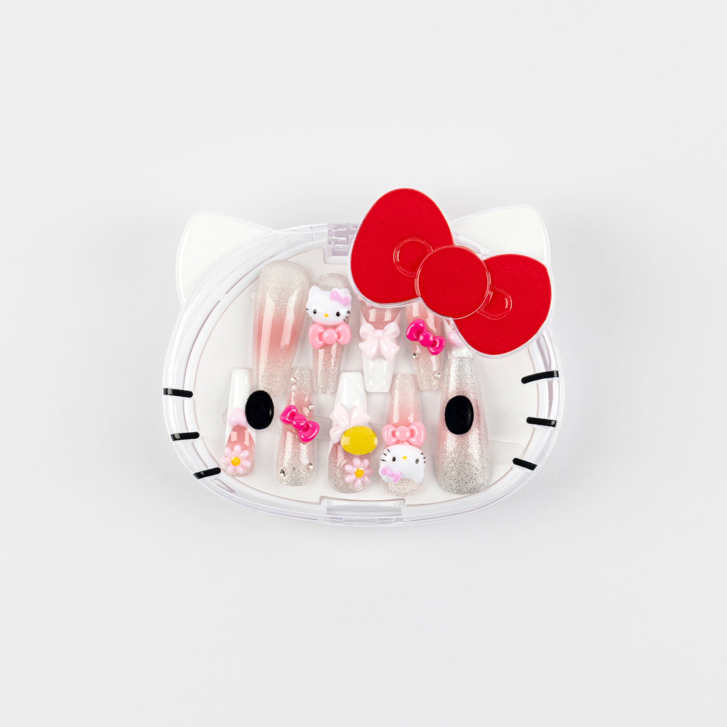 Hello Kitty x 3H Nails 3D Press-On Nails (Long)
