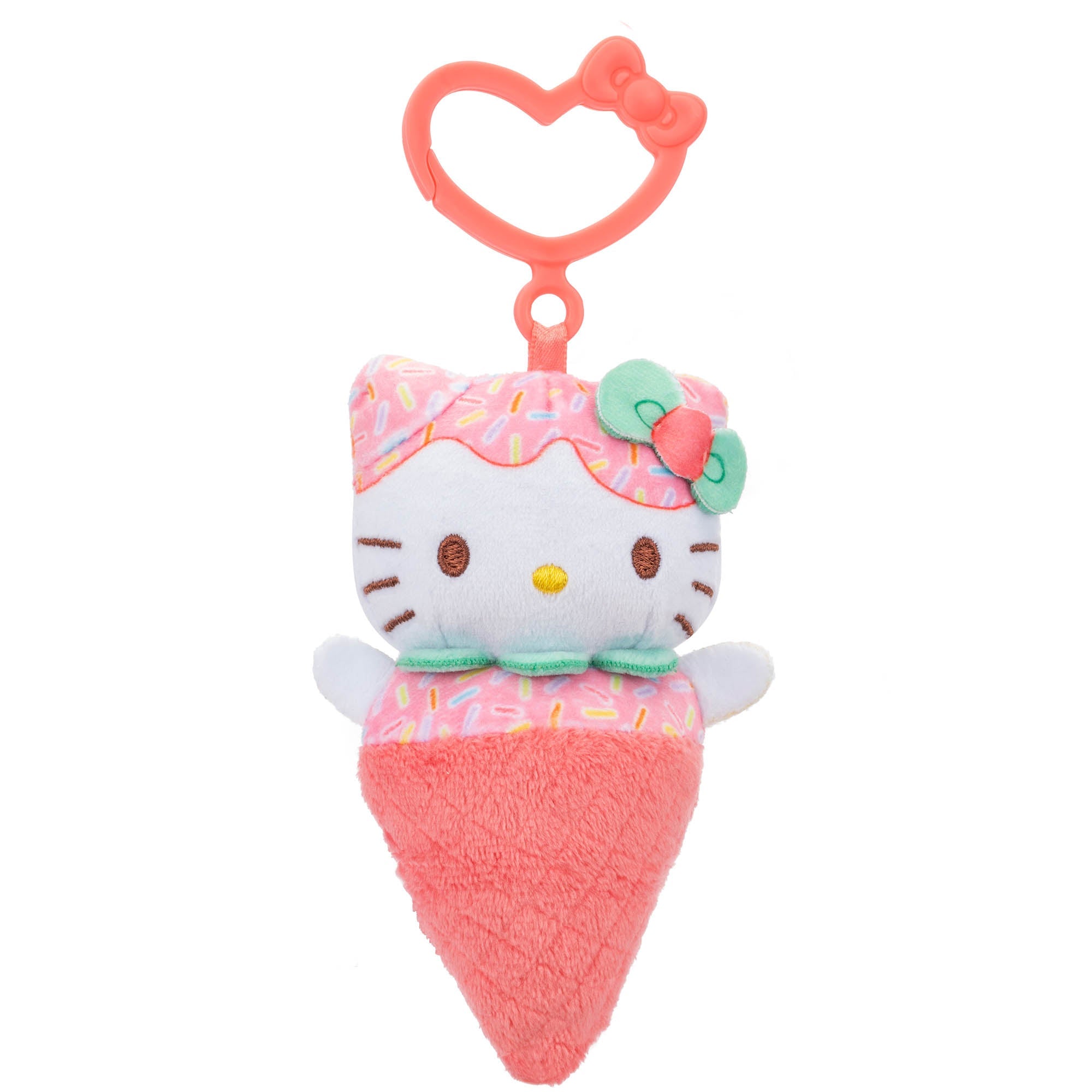Hello Kitty and Friends 4-pc Ice Cream Plush Mascot Keychain Set - 图片 3