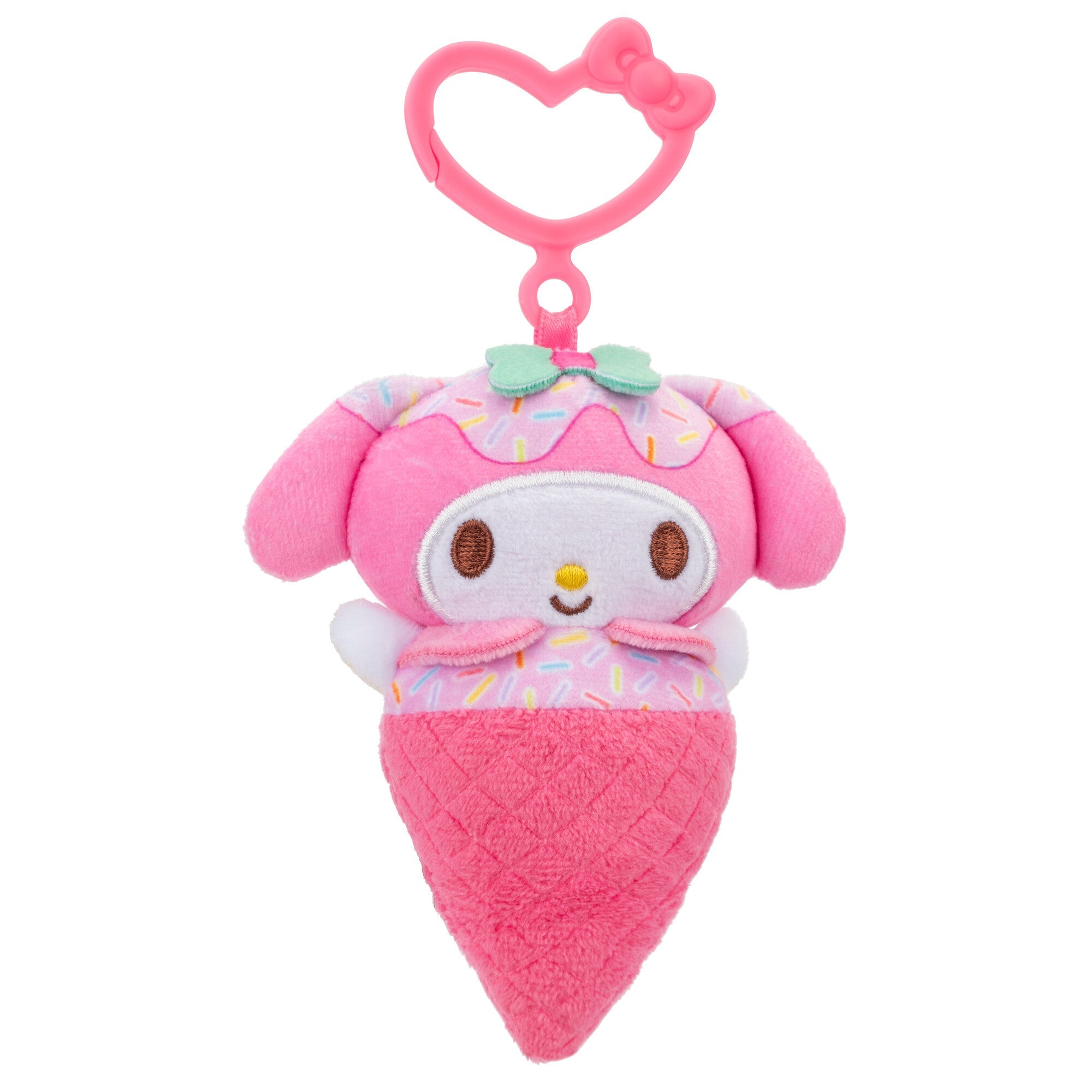 Hello Kitty and Friends 4-pc Ice Cream Plush Mascot Keychain Set - 图片 4