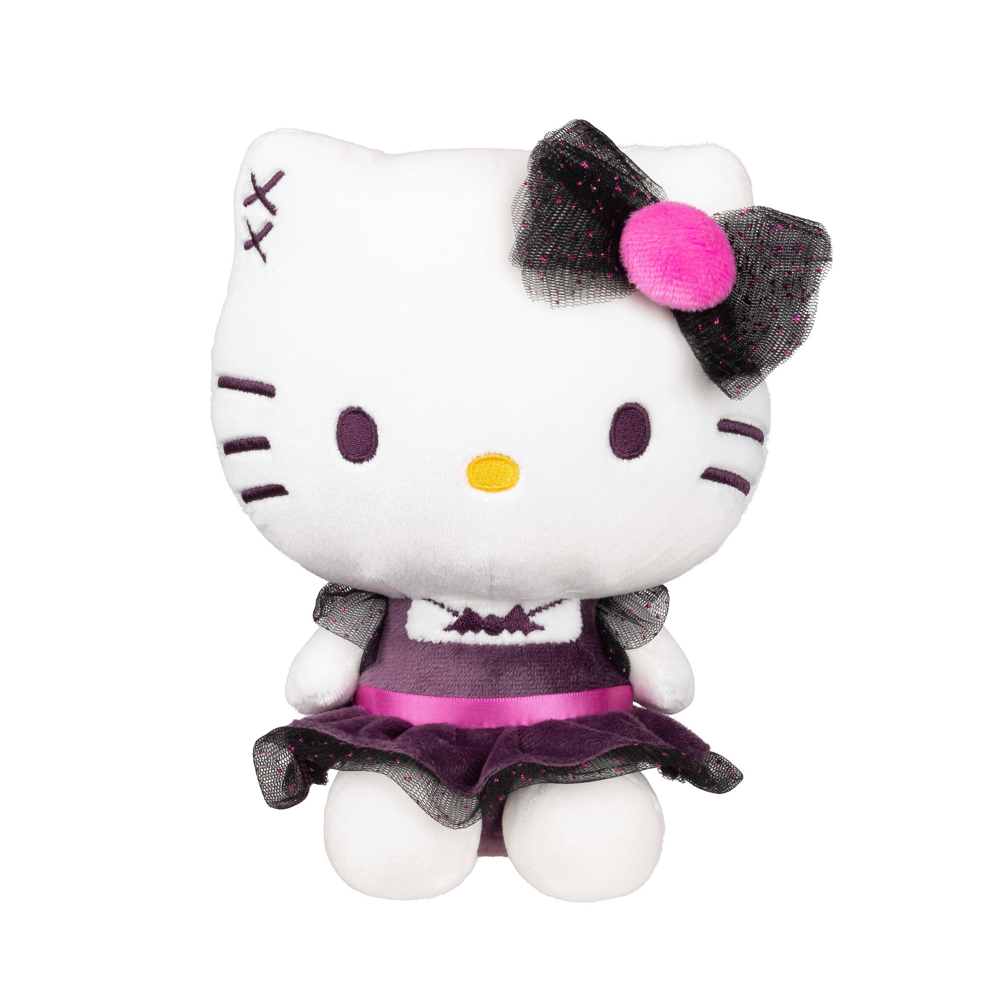 Hello Kitty 8" Halloween Plush (Black Dress)