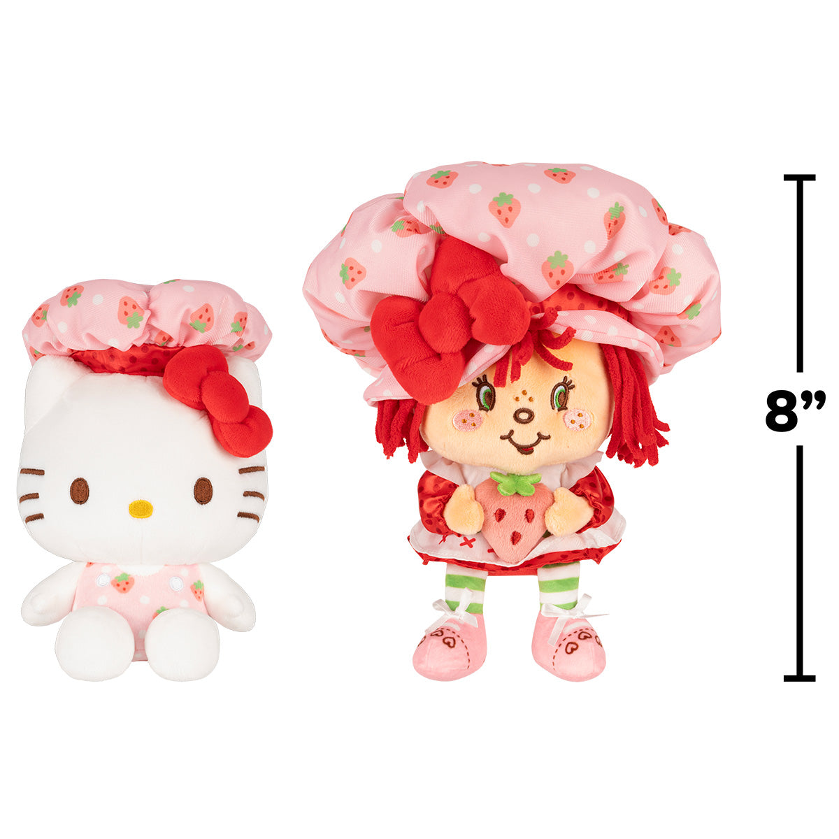Hello Kitty x Strawberry Shortcake 8" Plush Set (Limited Edition) - 图片 8