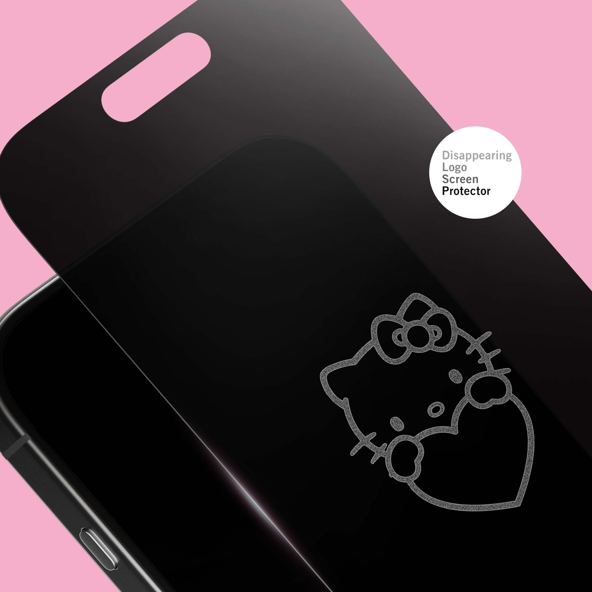 Hello Kitty x Screen Skinz Hands Heart Privacy Screen Protector - 图片 2