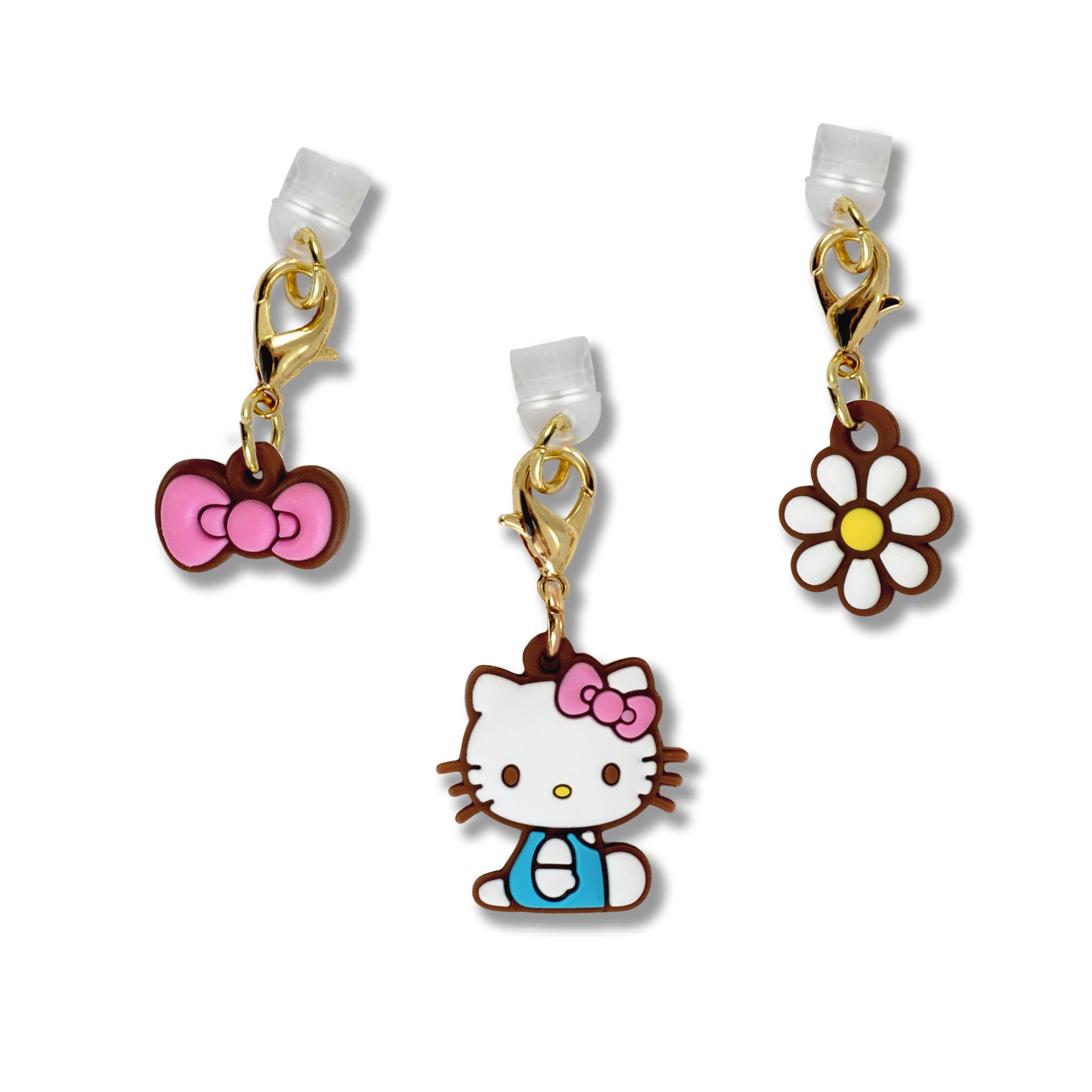Hello Kitty x Sonix Pink Bows Charging Port 3-Pc Charms Set