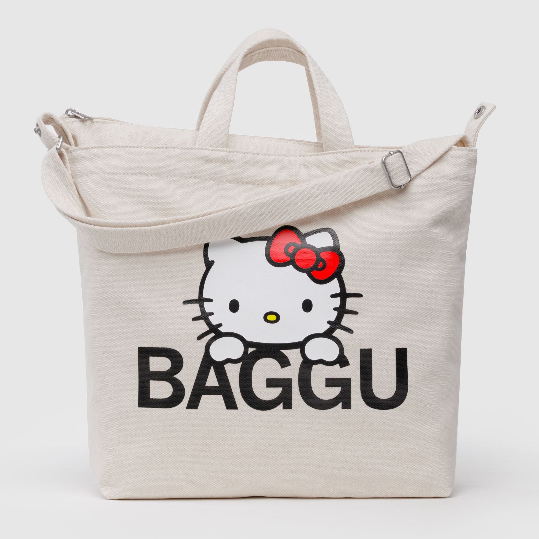 Hello Kitty x Baggu Horizontal Zip Duck Bag (Big Face)