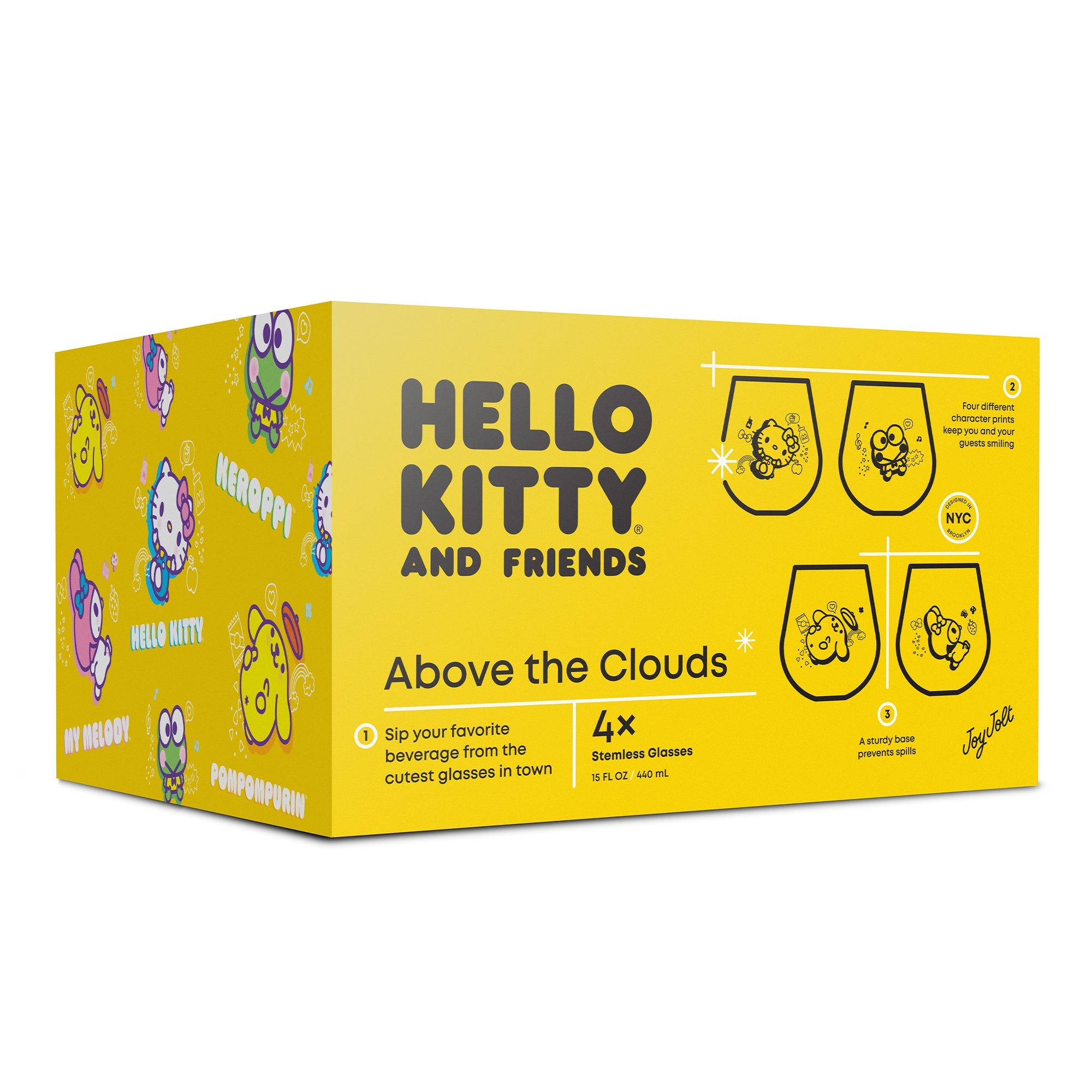 Hello Kitty and Friends Above the Clouds Stemless Glasses (Set of 4) - 图片 17