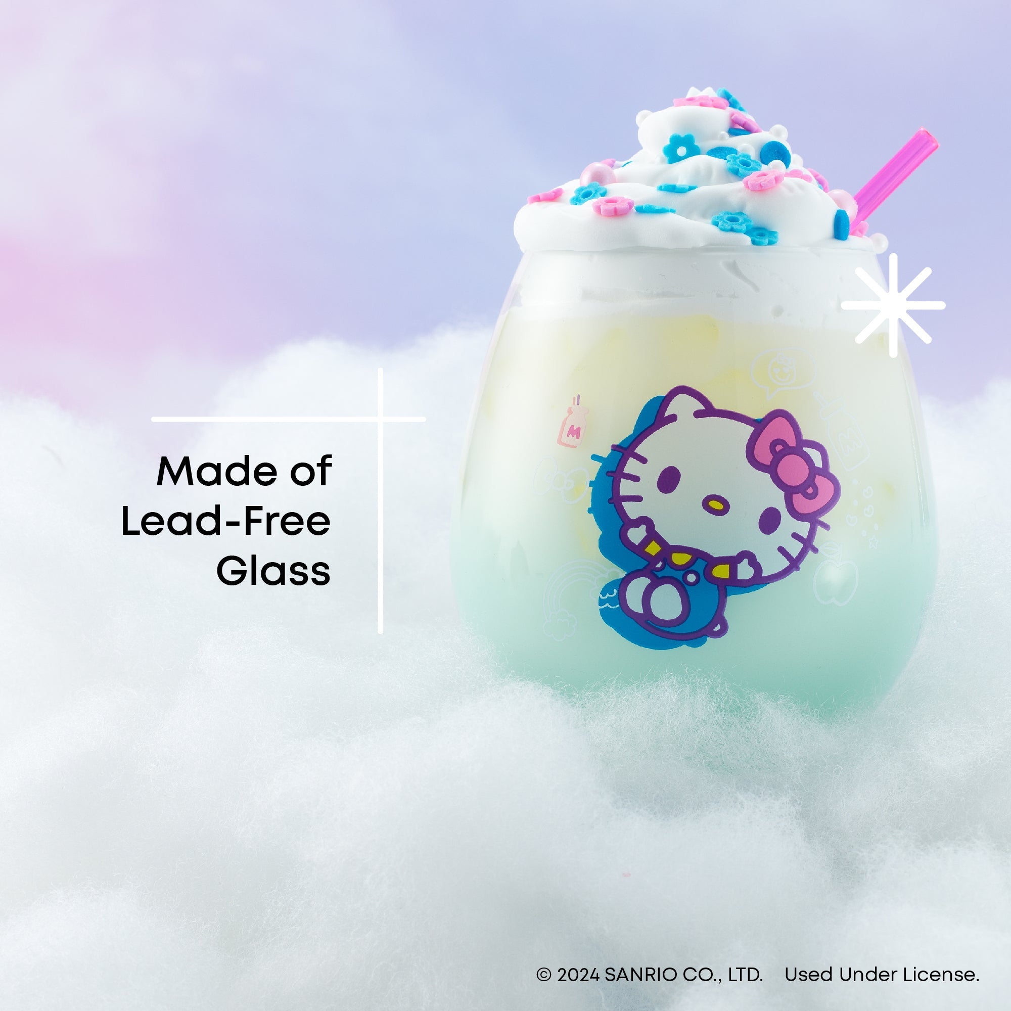 Hello Kitty and Friends Above the Clouds Stemless Glasses (Set of 4) - 图片 4