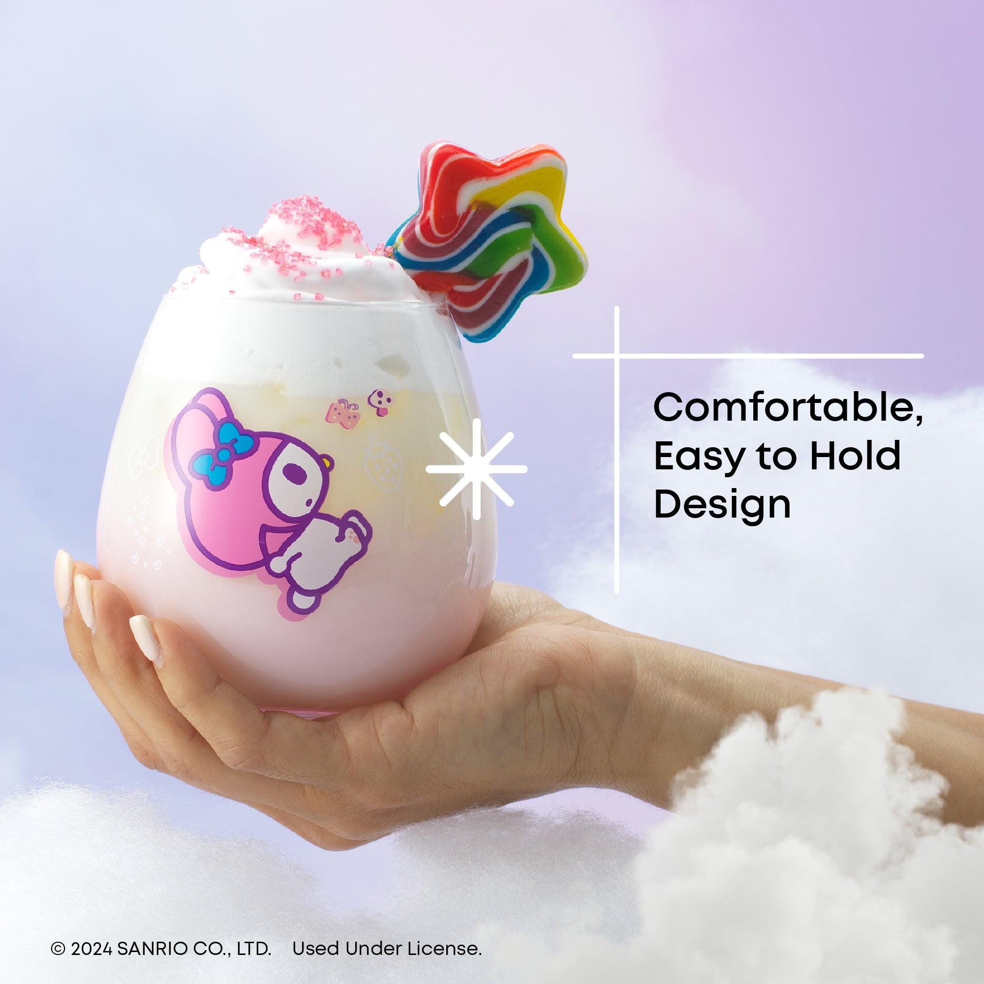 Hello Kitty and Friends Above the Clouds Stemless Glasses (Set of 4) - 图片 5