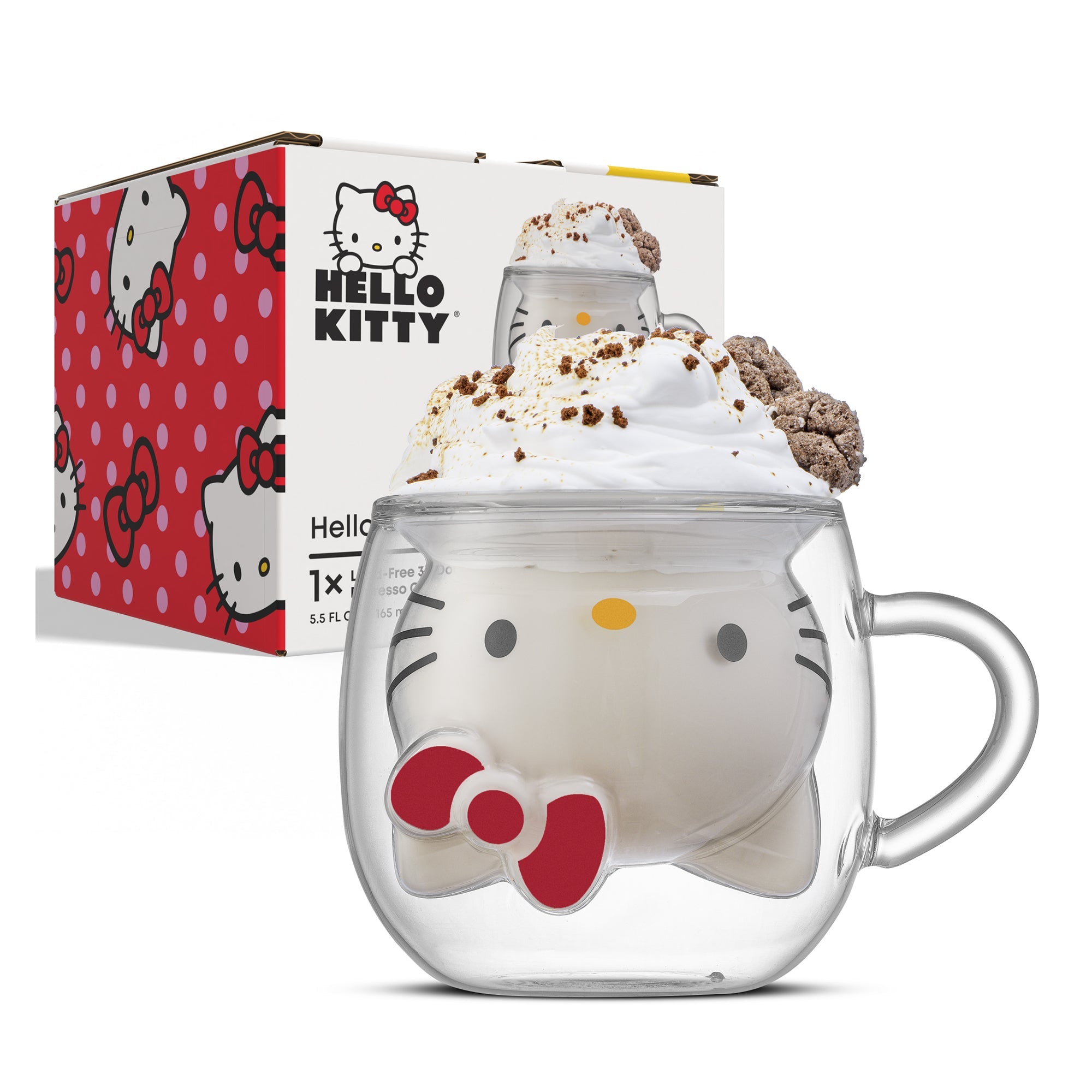 Hello Kitty 3D Double Wall Espresso Glass - 图片 8