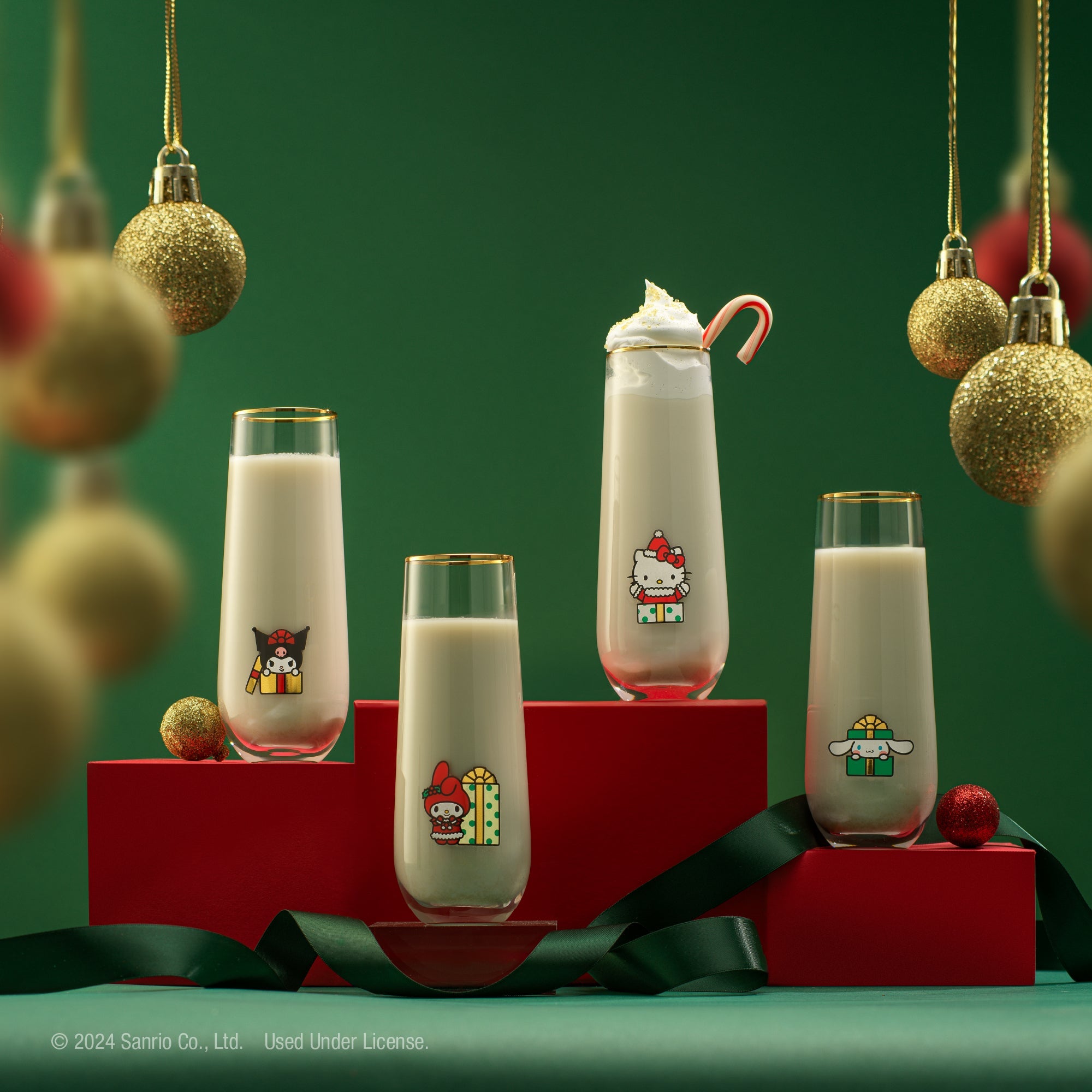 Hello Kitty and Friends Holiday Stemless Flutes - 图片 2