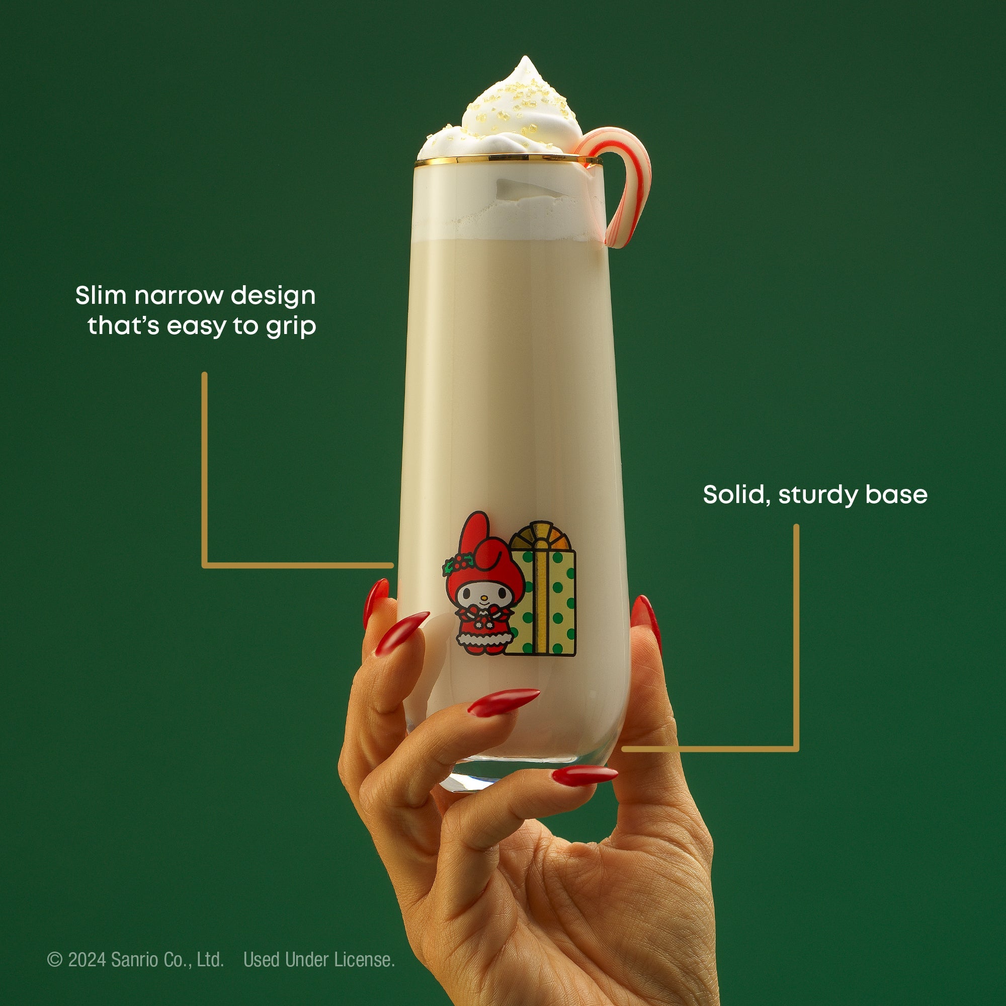 Hello Kitty and Friends Holiday Stemless Flutes - 图片 5