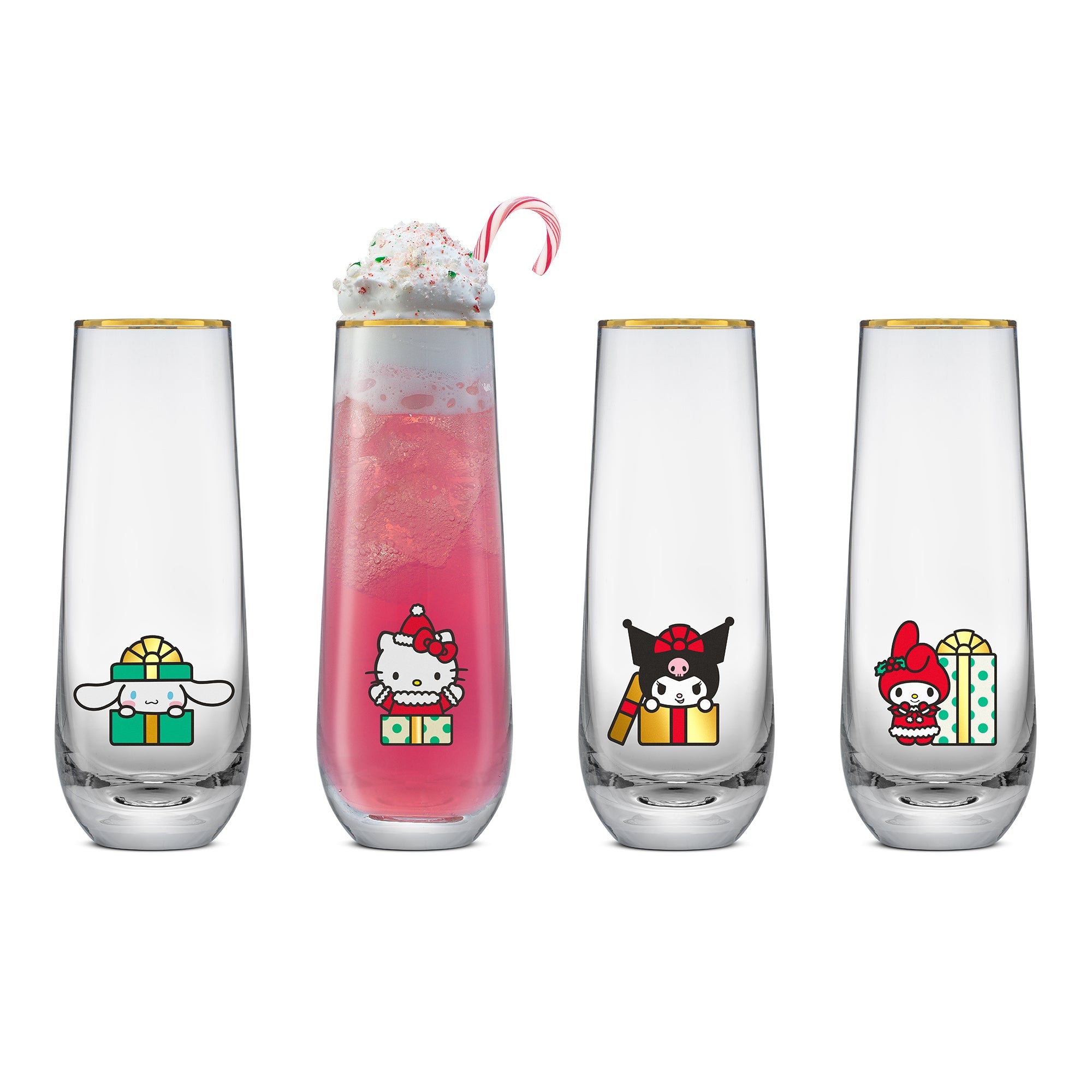 Hello Kitty and Friends Holiday Stemless Flutes - 图片 8