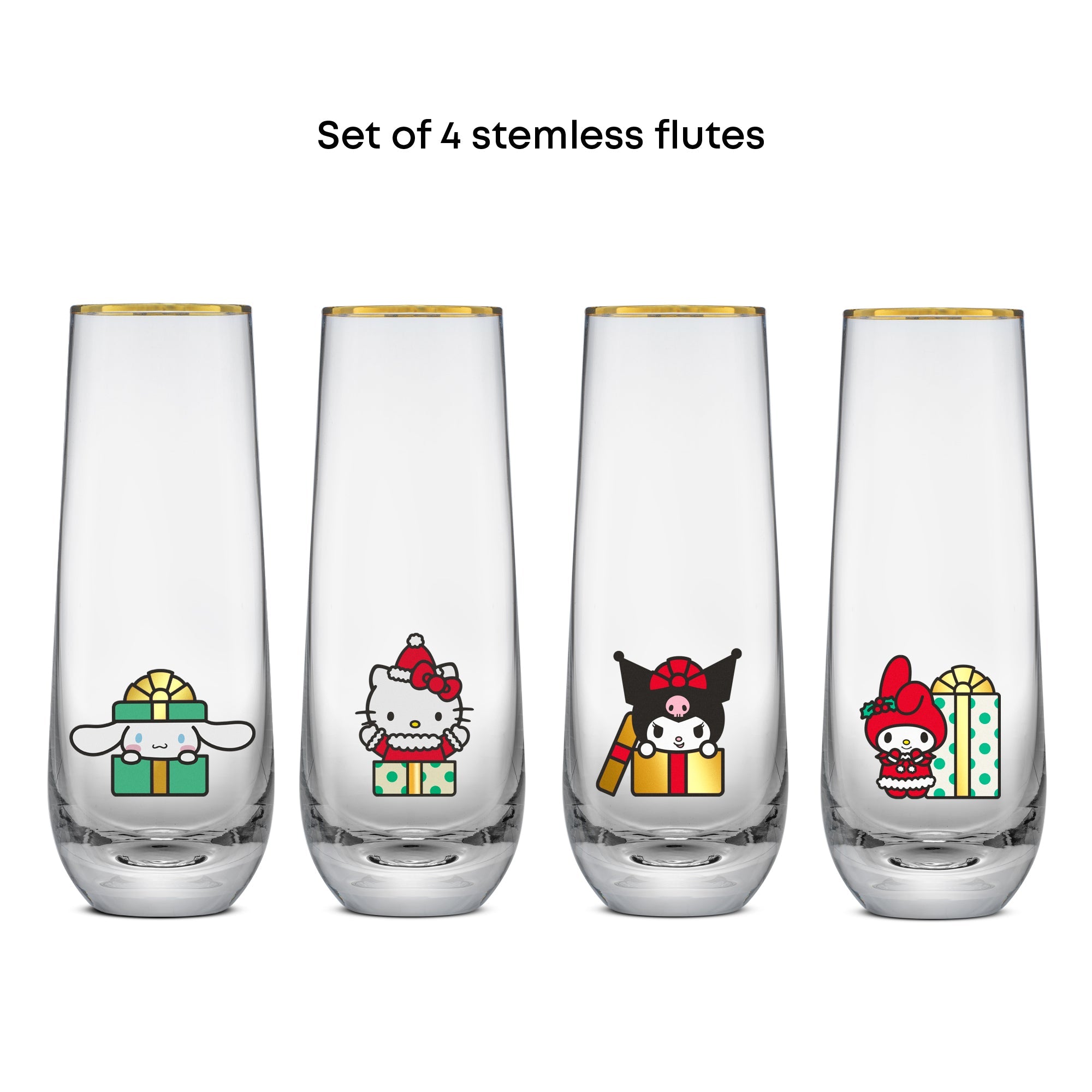 Hello Kitty and Friends Holiday Stemless Flutes - 图片 6