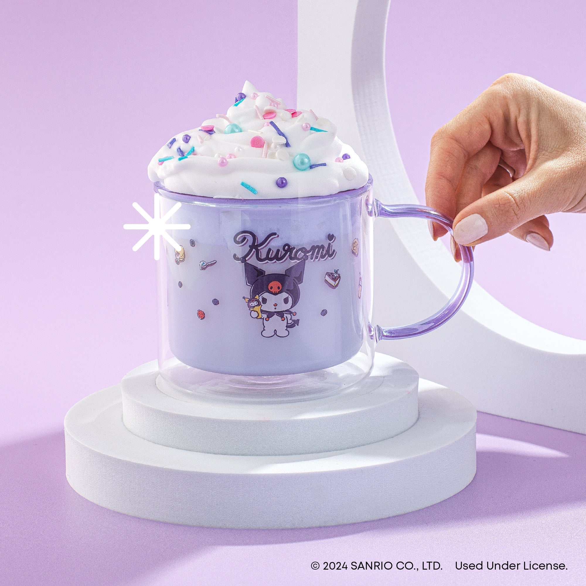 Kuromi Double Wall Coffee Mug - 图片 8