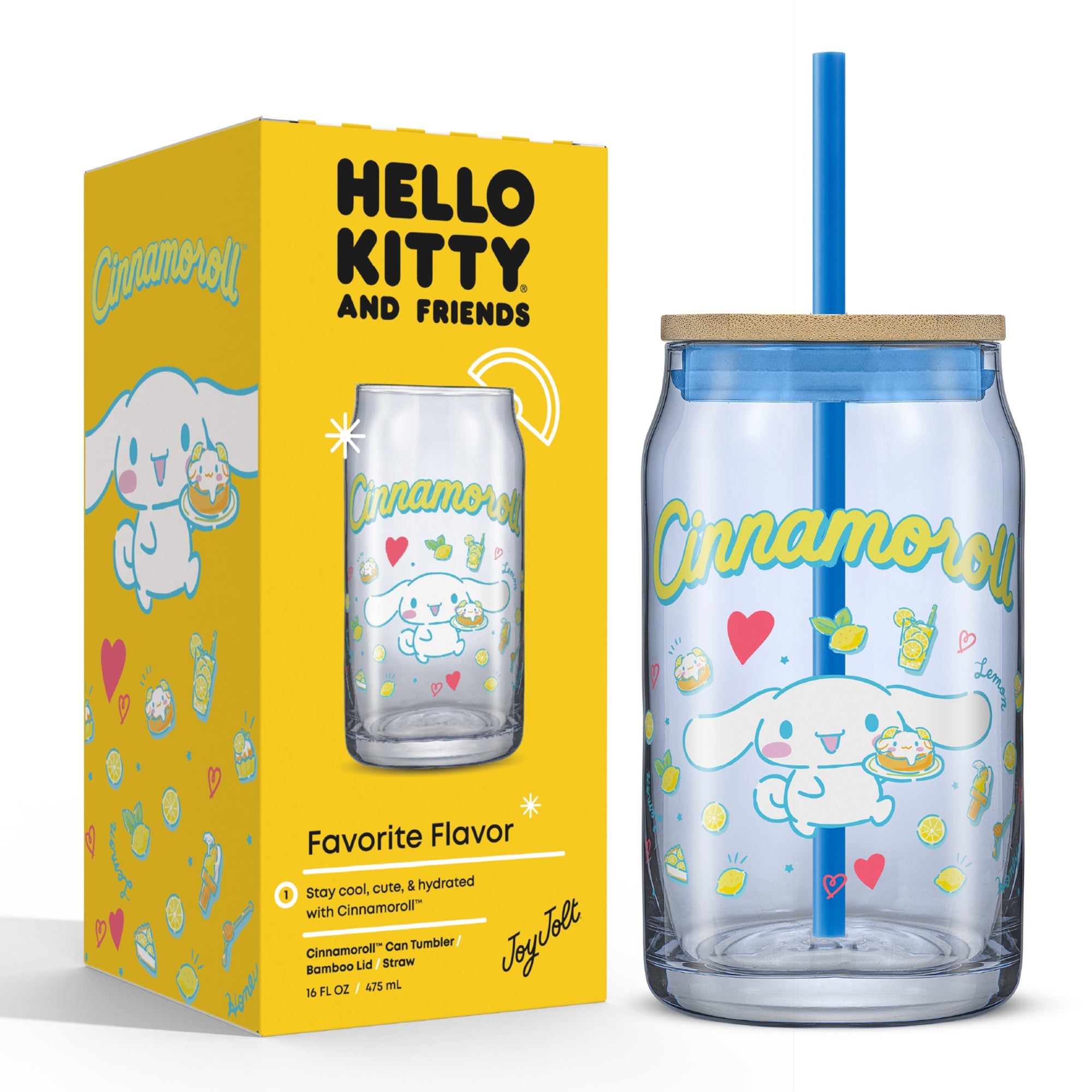Cinnamoroll Favorite Flavor Lidded Glass Tumbler - 图片 9