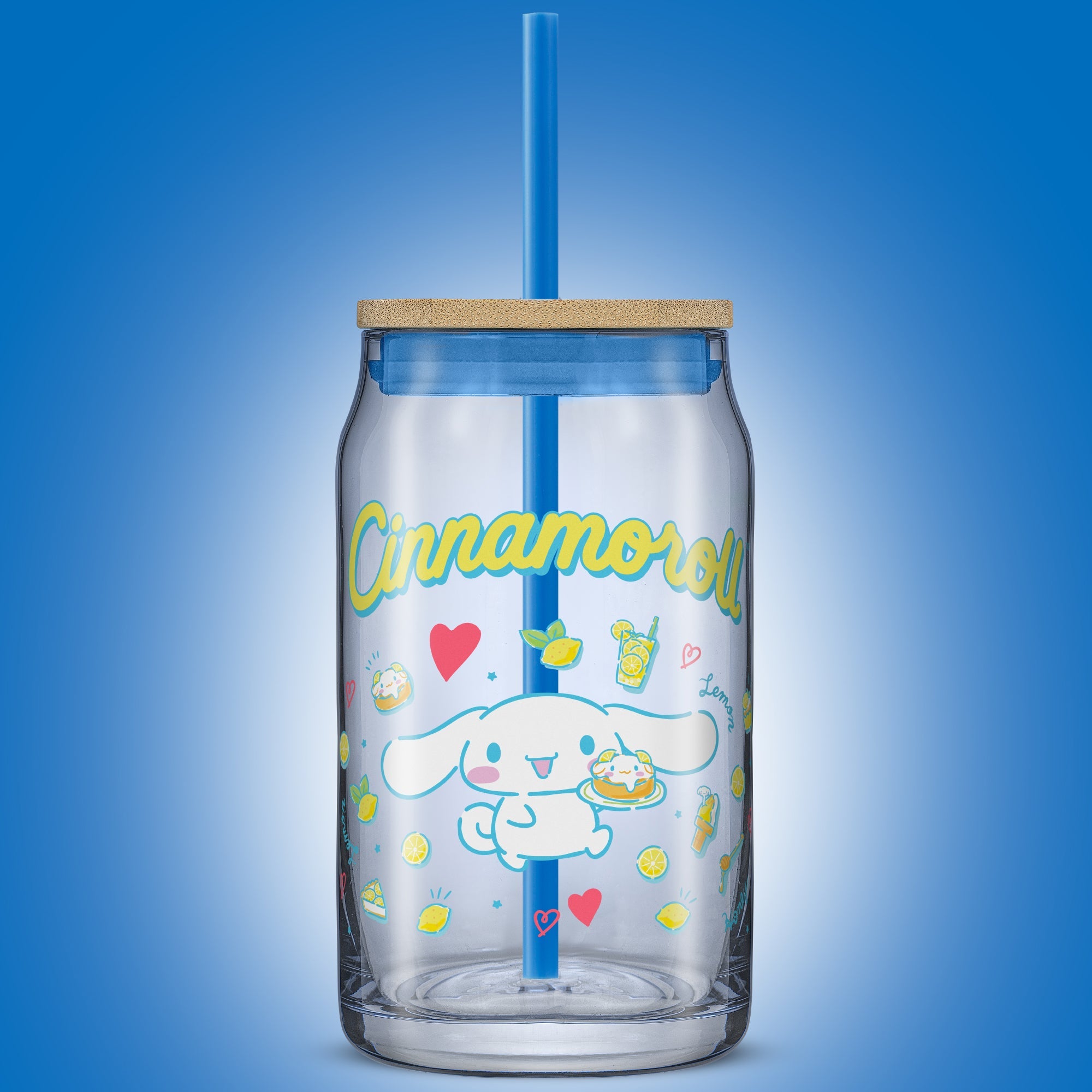Cinnamoroll Favorite Flavor Lidded Glass Tumbler - 图片 2