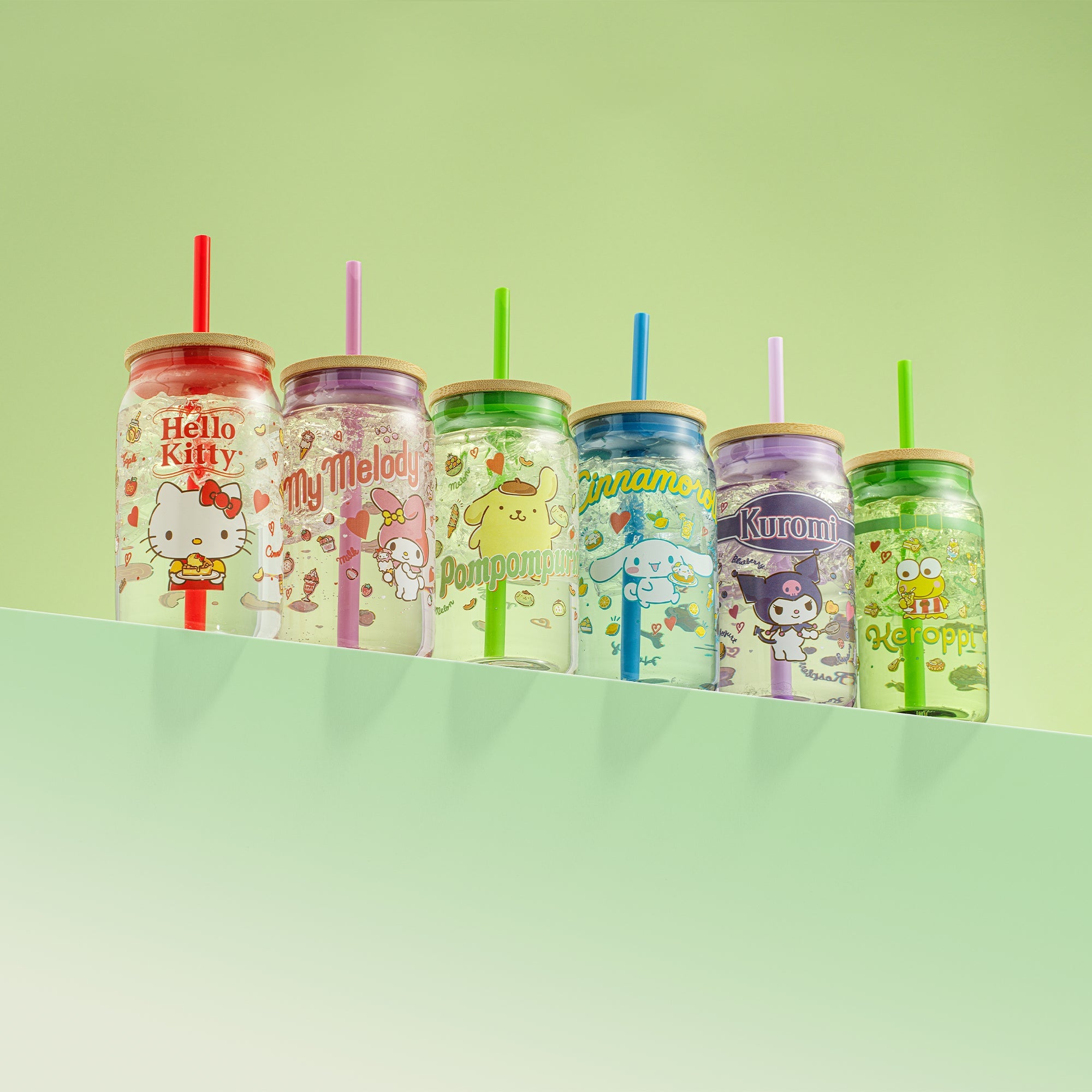 Keroppi Favorite Flavor Lidded Glass Tumbler - 图片 3