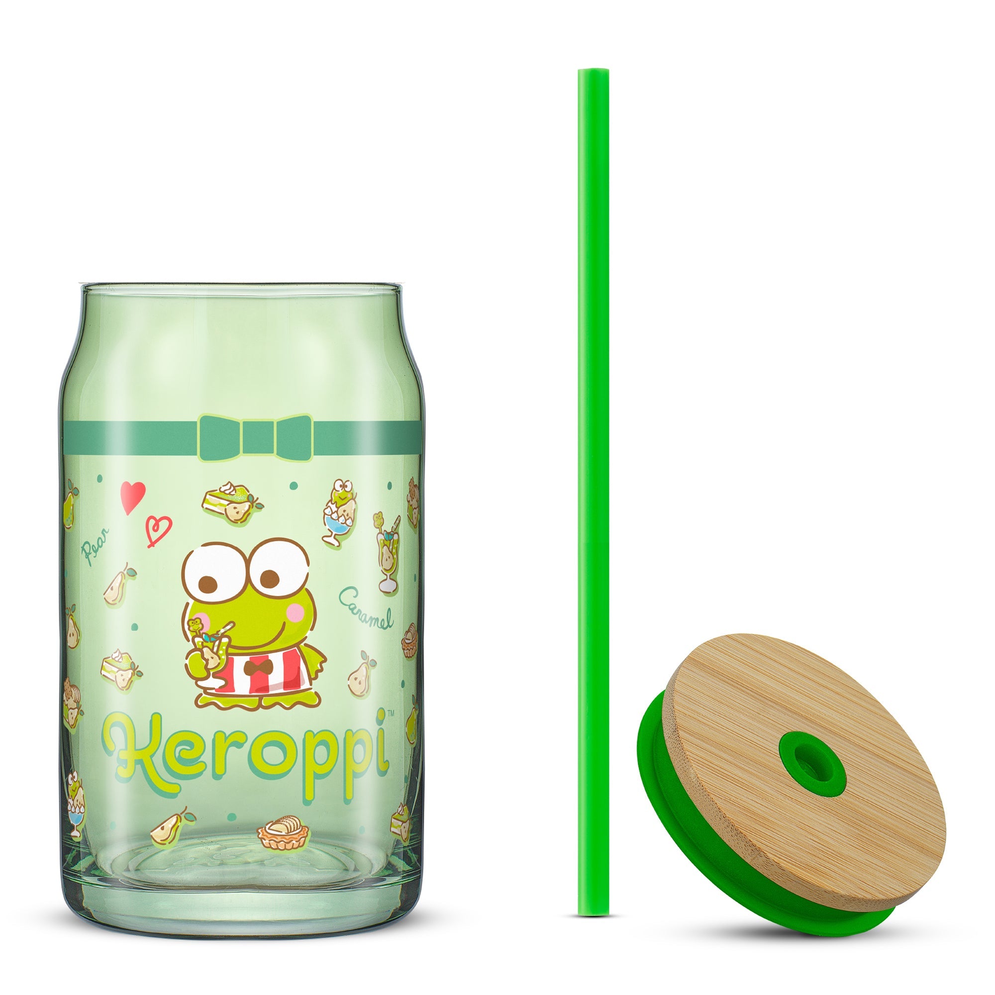 Keroppi Favorite Flavor Lidded Glass Tumbler - 图片 8