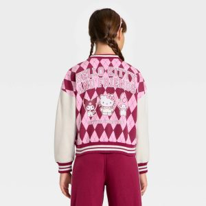 Hello Kitty and Friends Girls Better Together Varsity Jacket