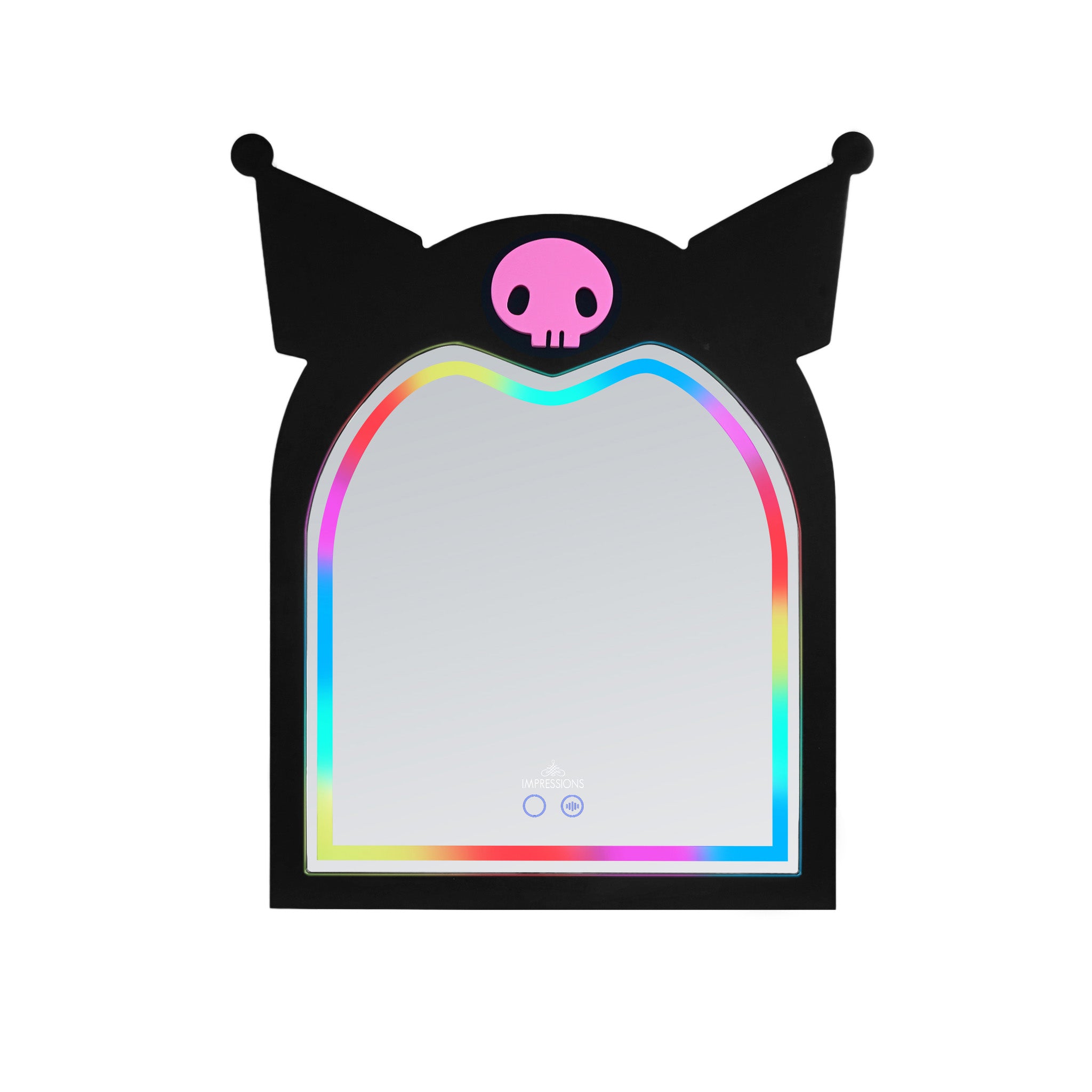Kuromi x Impressions Vanity Arch RGB Tabletop Mirror - 图片 4