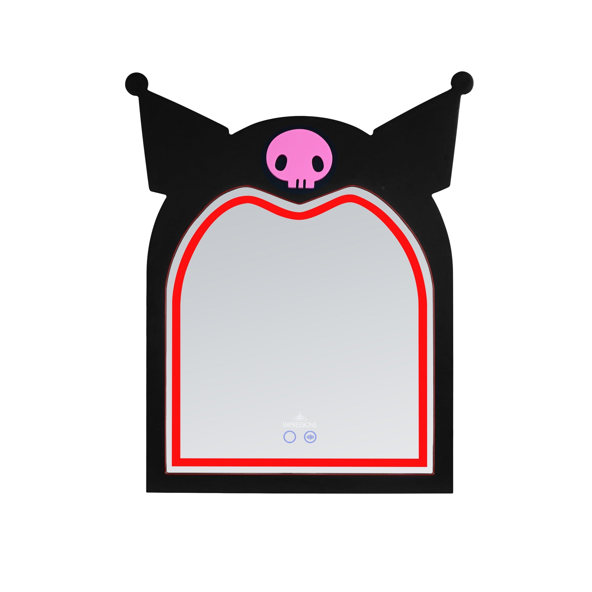Kuromi x Impressions Vanity Arch RGB Tabletop Mirror - 图片 5
