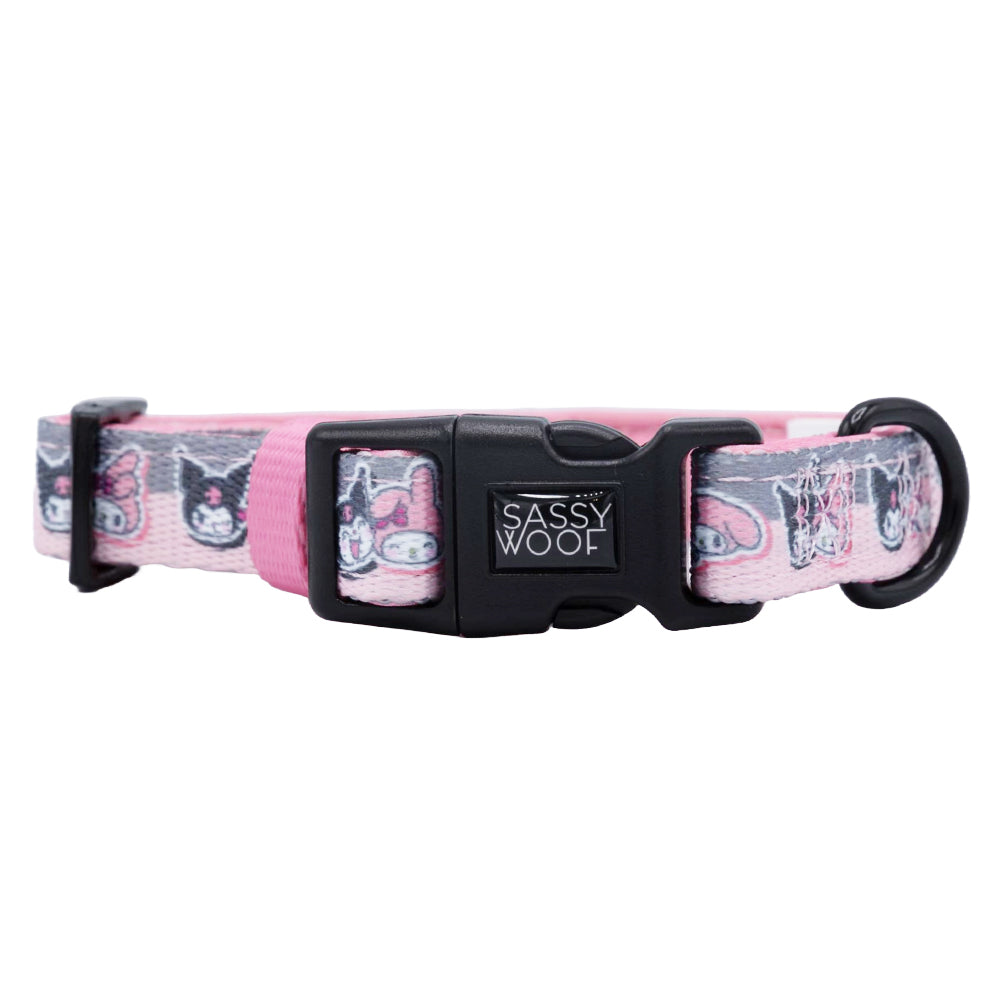 My Melody & Kuromi x Sassy Woof Dog Collar