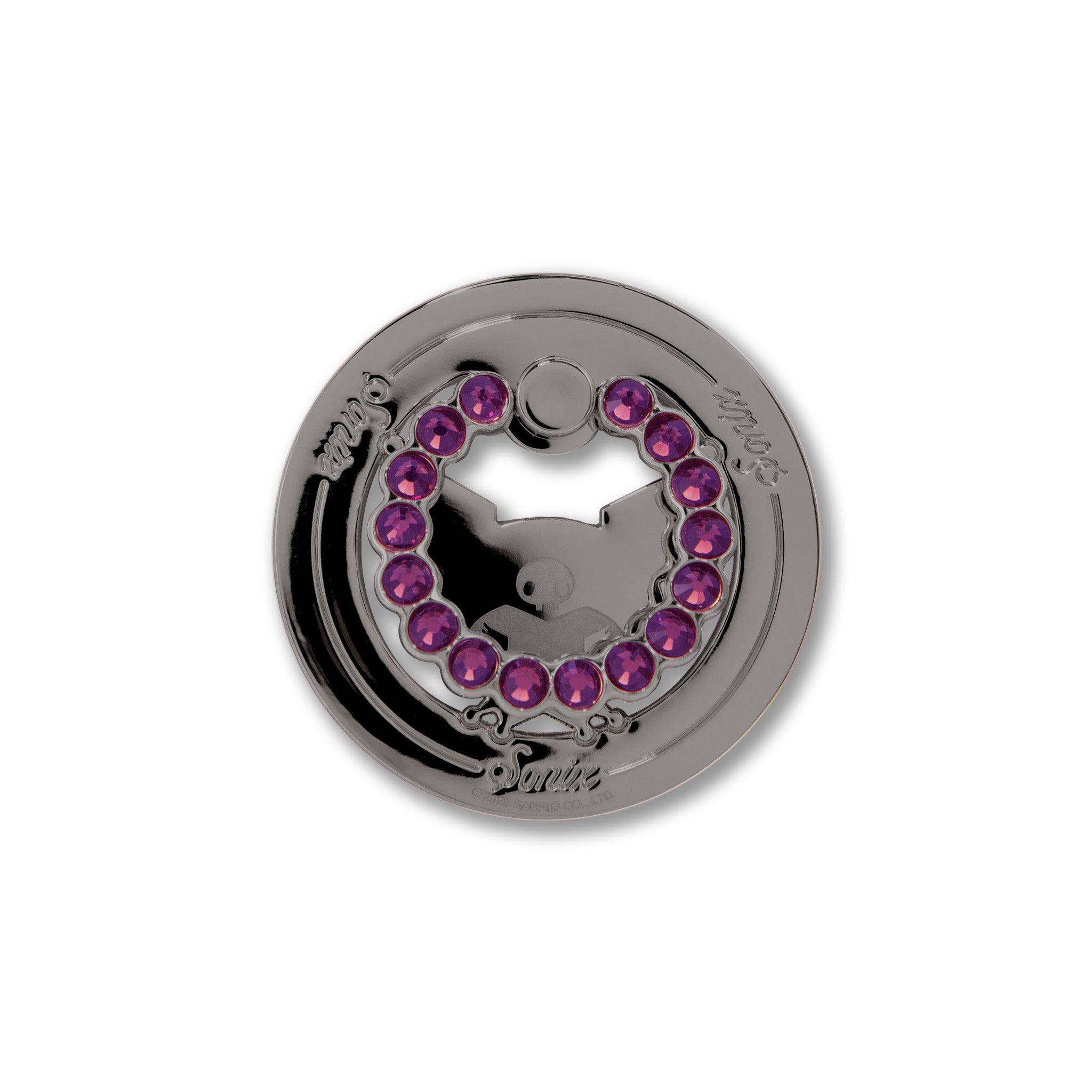 Kuromi x Sonix Rhinestone Magnetic Ring - 图片 4