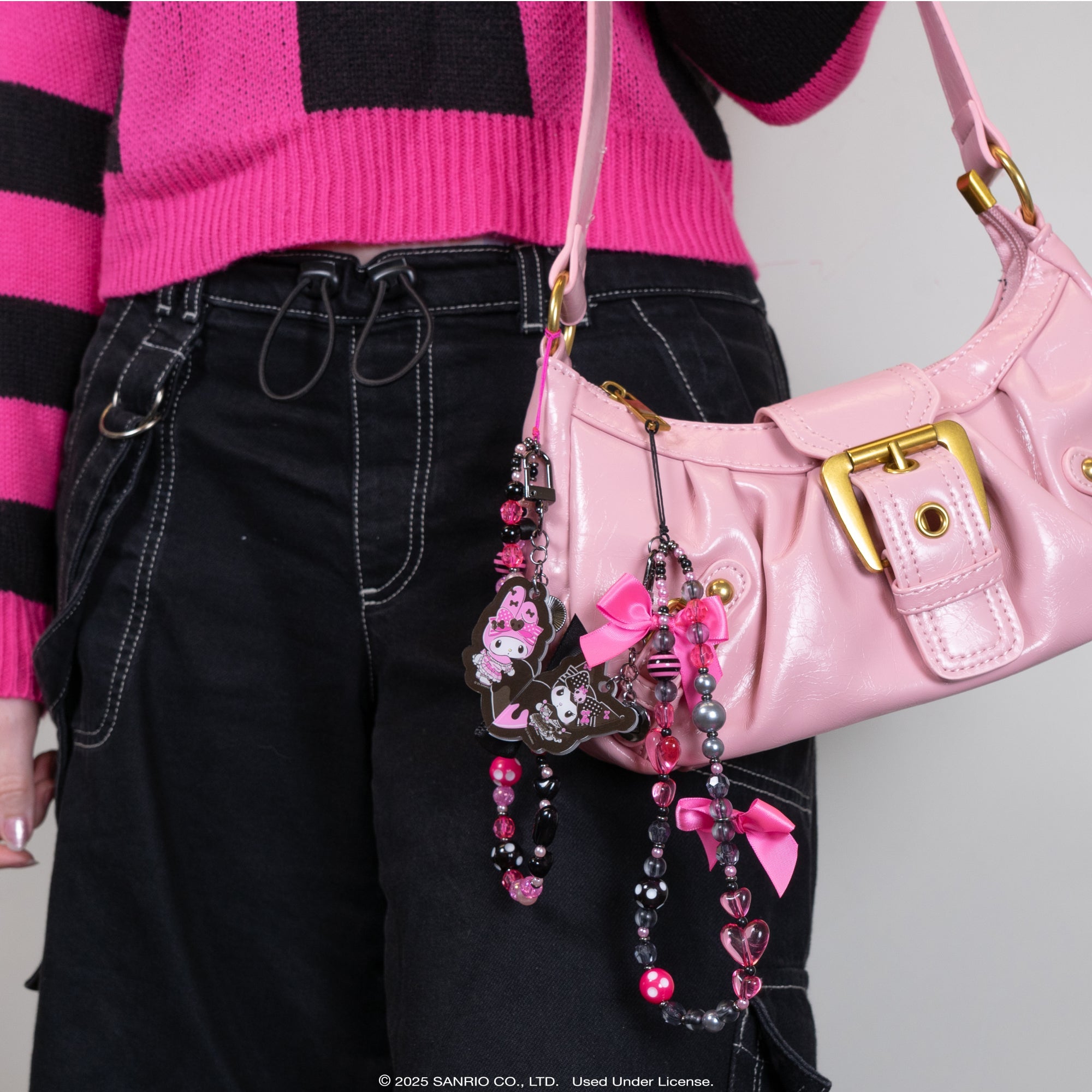 My Melody 50th & Kuromi 20th Anniversary 2-pc Bead Charm Strap Set - 图片 6