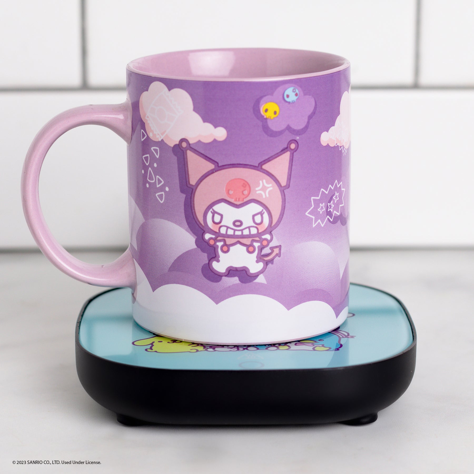 Kuromi Coffee Mug & Warmer Set - 图片 2