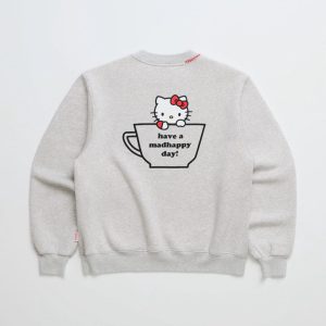 Hello Kitty x Madhappy Midweight Fleece Crewneck (Campus)