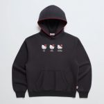 Hello Kitty x Madhappy Emotions Midweight Fleece Hoodie (Noir)