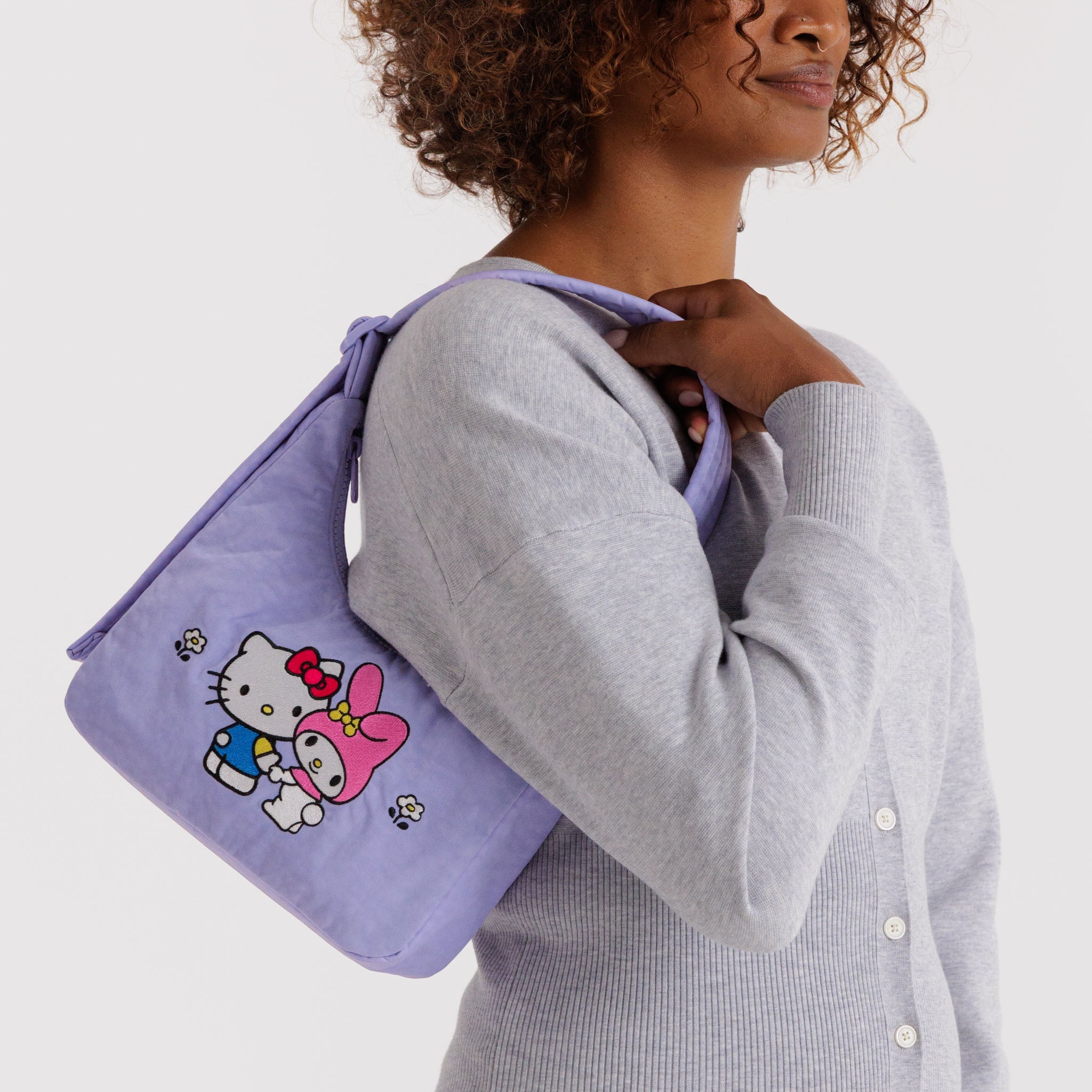Hello Kitty & My Melody x Baggu Mini Nylon Shoulder Bag - 图片 2