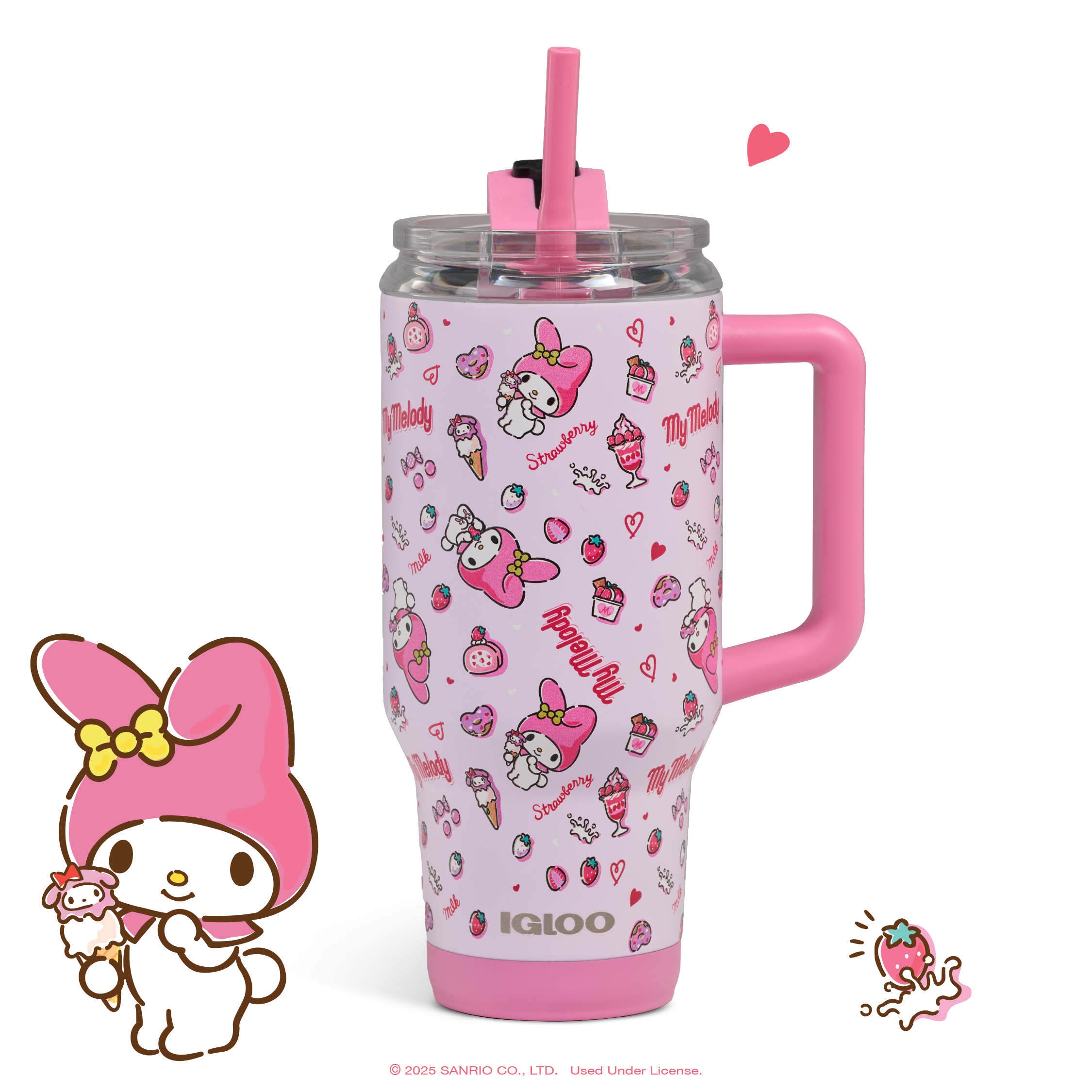 My Melody x Igloo 50th Anniversary 32oz Flip ‘n’ Sip Travel Mug