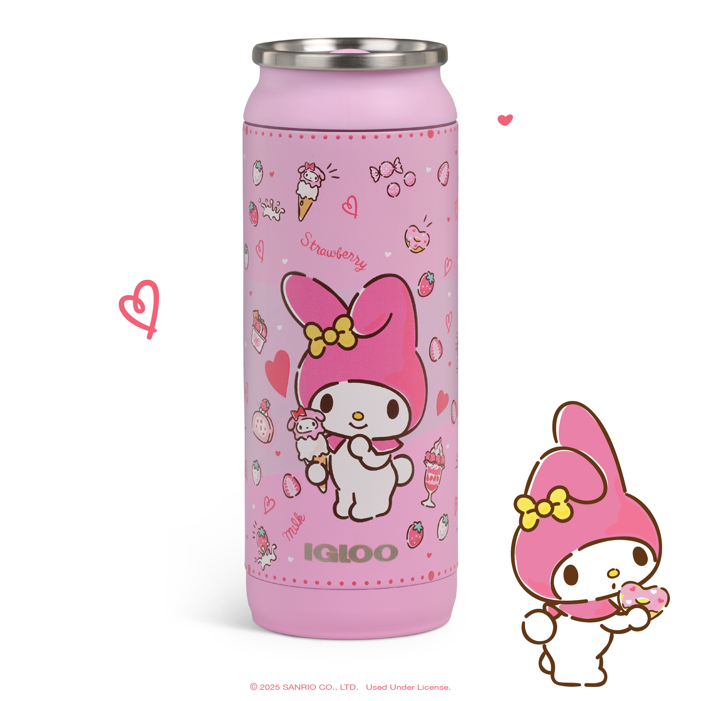My Melody x Igloo 50th Anniversary 16oz Stainless Steel Can